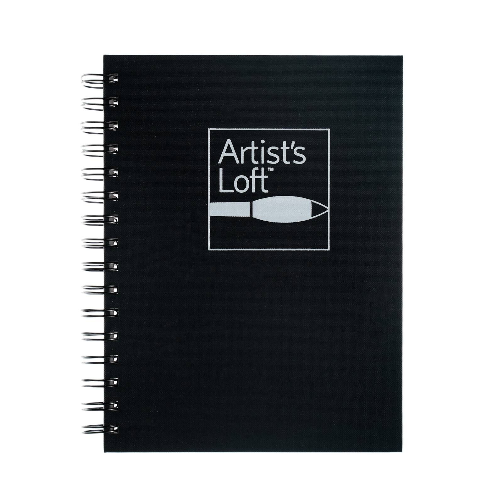 Black Hardcover Mixed Media Book by Artist's Loft™, 5.5" x 8.5"