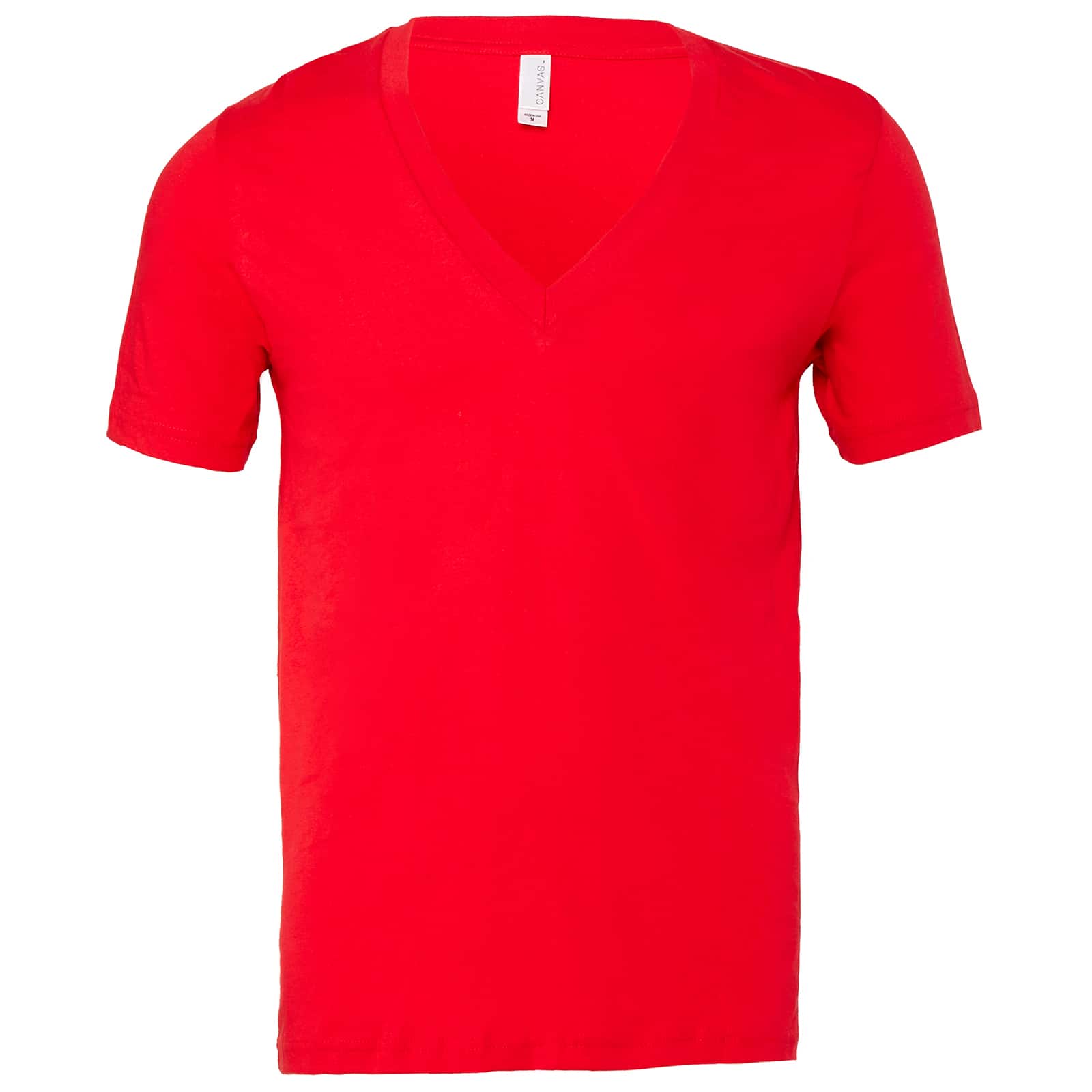 BELLA+CANVAS® Short Sleeve V-Neck Adult Unisex Cotton Jersey T-Shirt