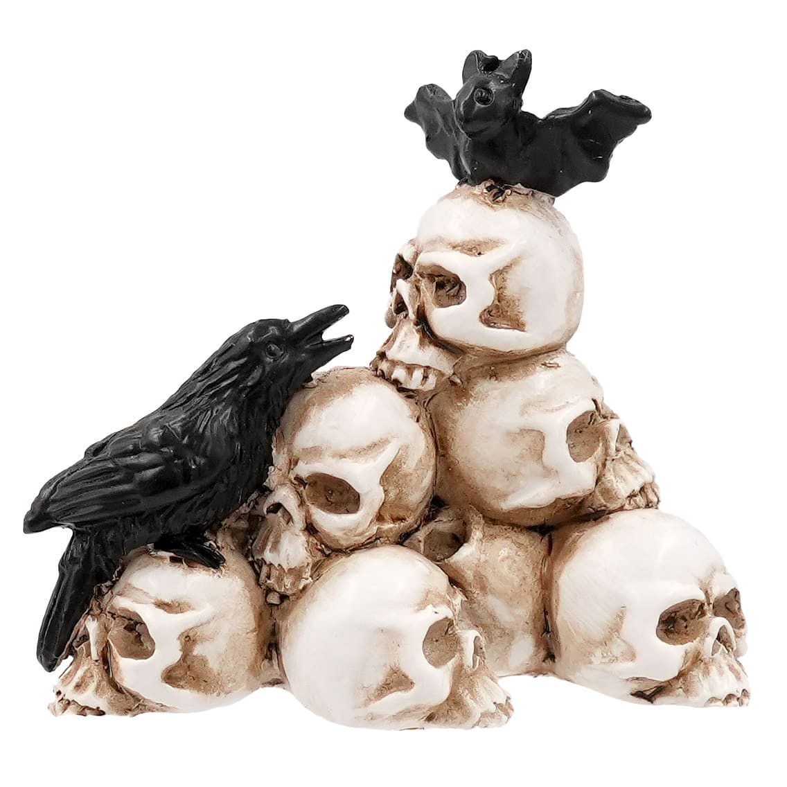Mini Stack of Skulls with Crow & Bat by Ashland®