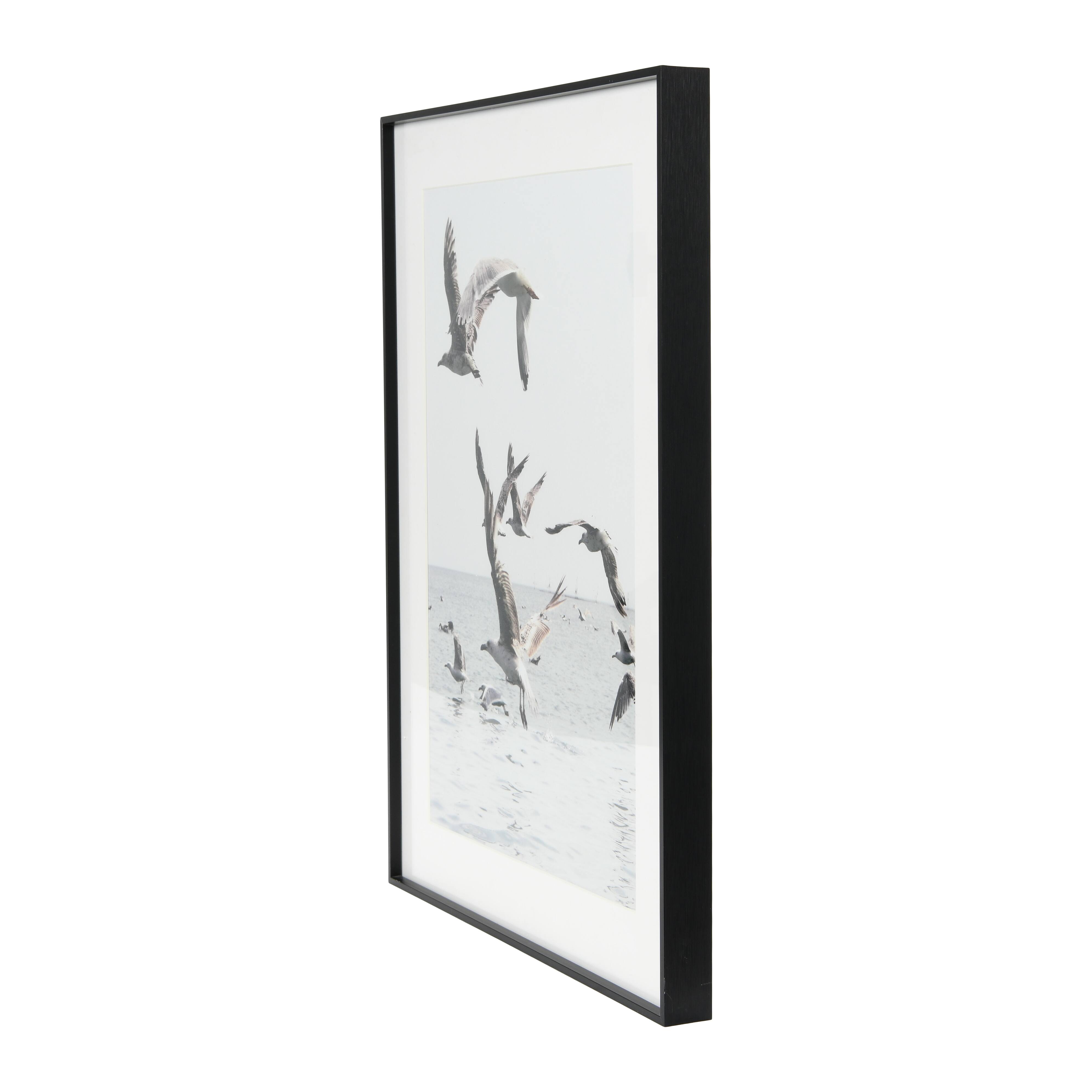 Hello Honey® Framed Seagulls in Flight Photo Print