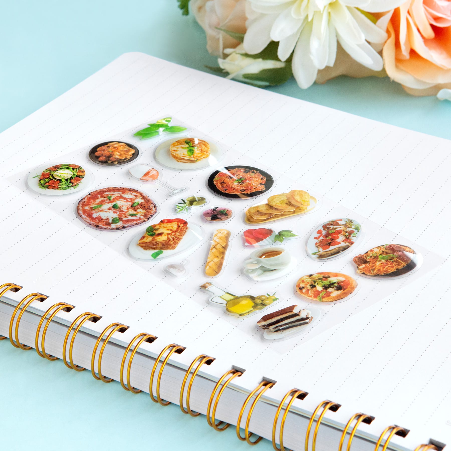 Italian Food 3D Stickers by Recollections™