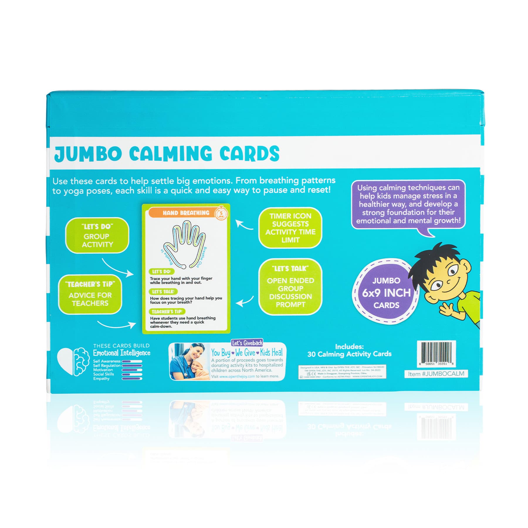 Open the Joy Jumbo Calming Tools Cards Set