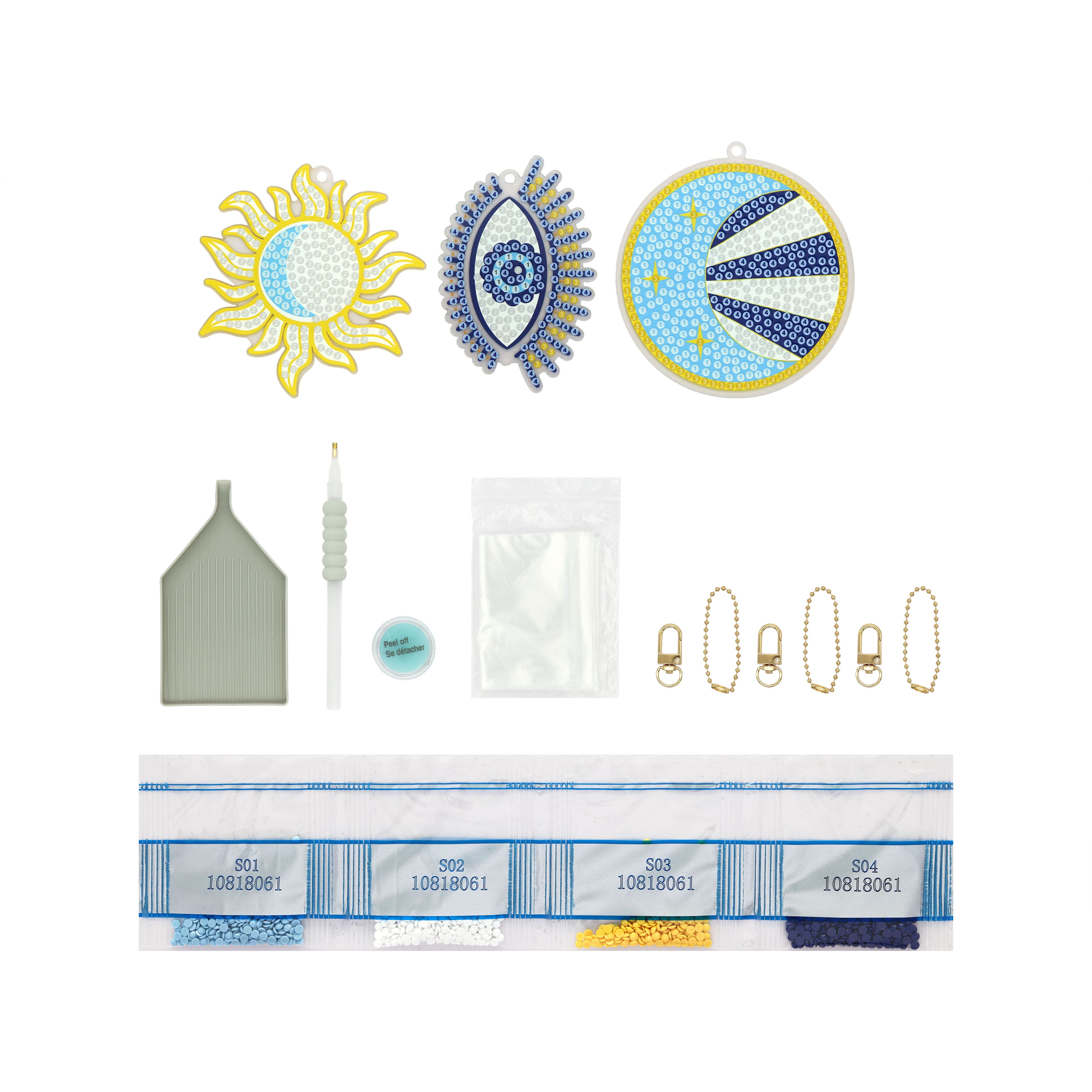 Celestial Diamond Art Keychain Kit by Make Market®