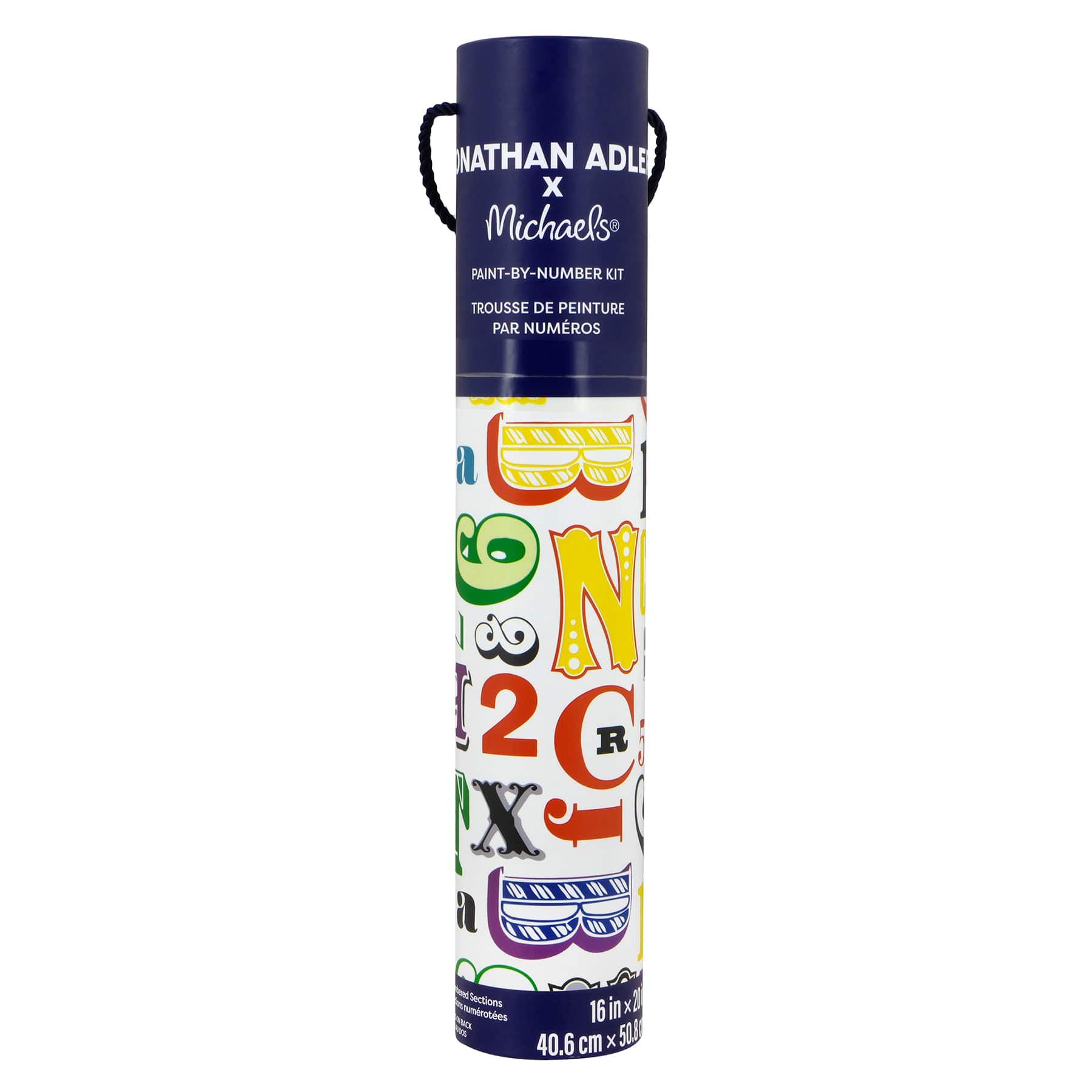Jonathan Adler x Michaels 16" x 20" Letters Paint-By-Number Kit