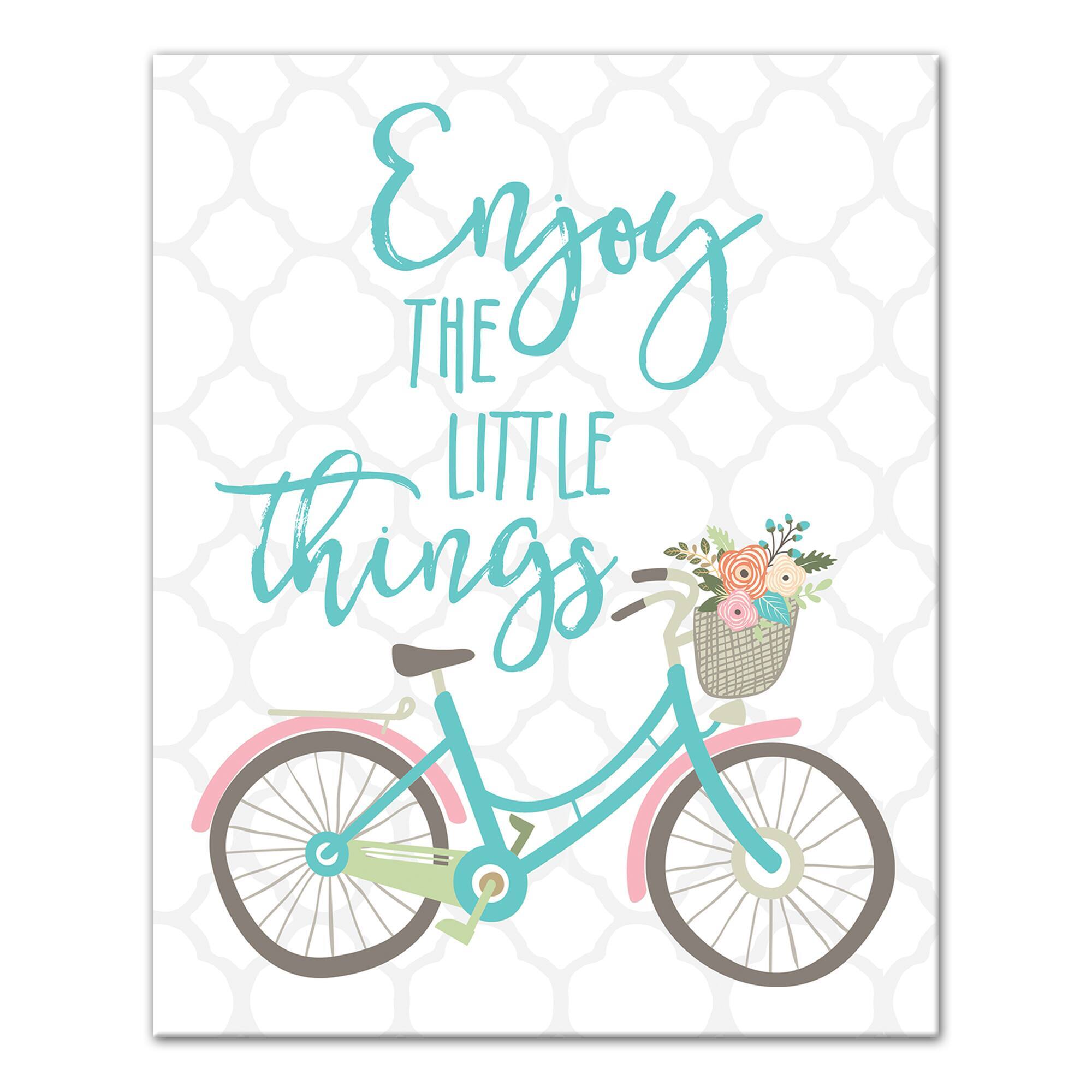 Enjoy the Little Things Canvas Wall Art