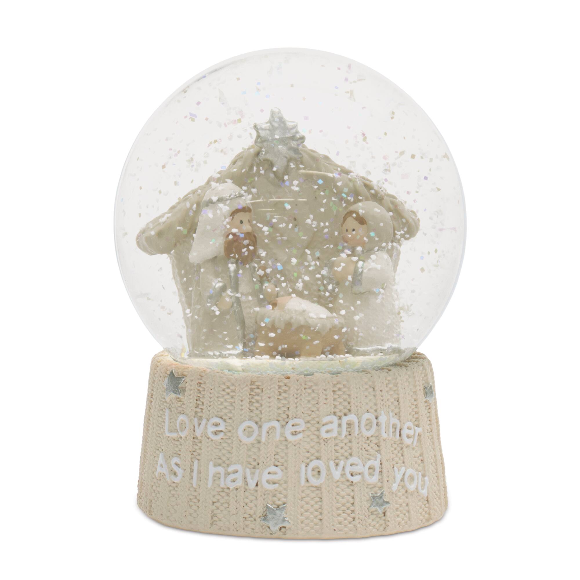 Melrose 5.25" Holy Family Nativity Snow Globe