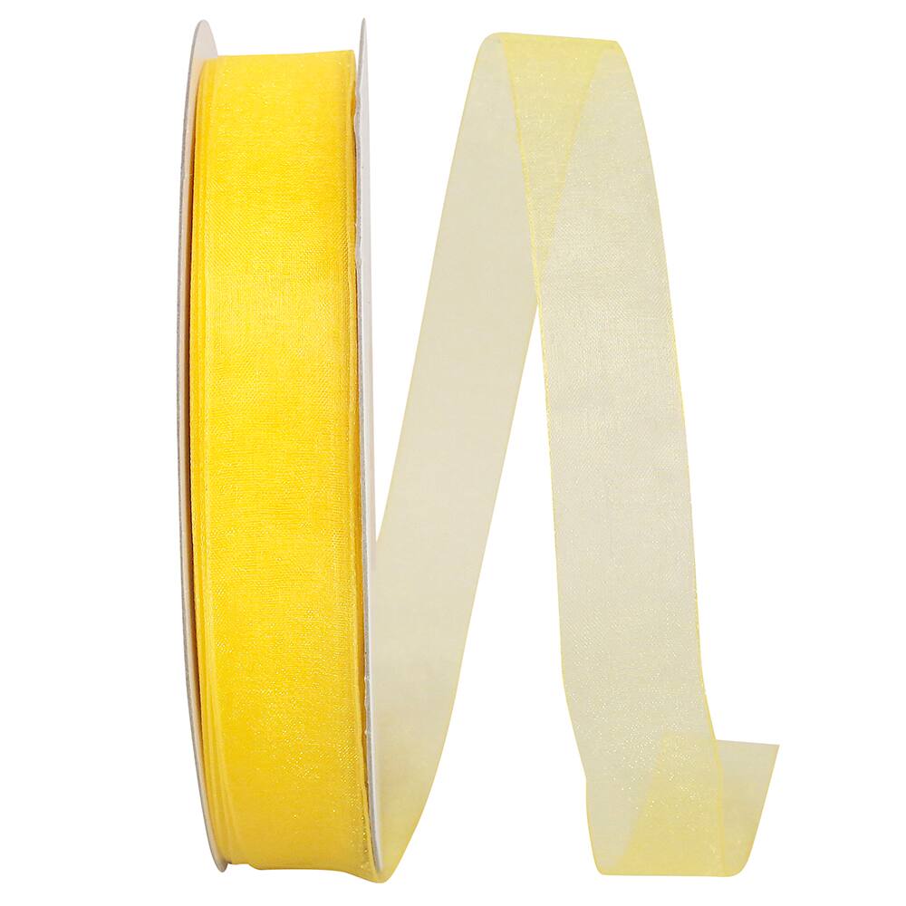 JAM Paper 7/8" x 100yd. Chiffon Mono Sheer Ribbon