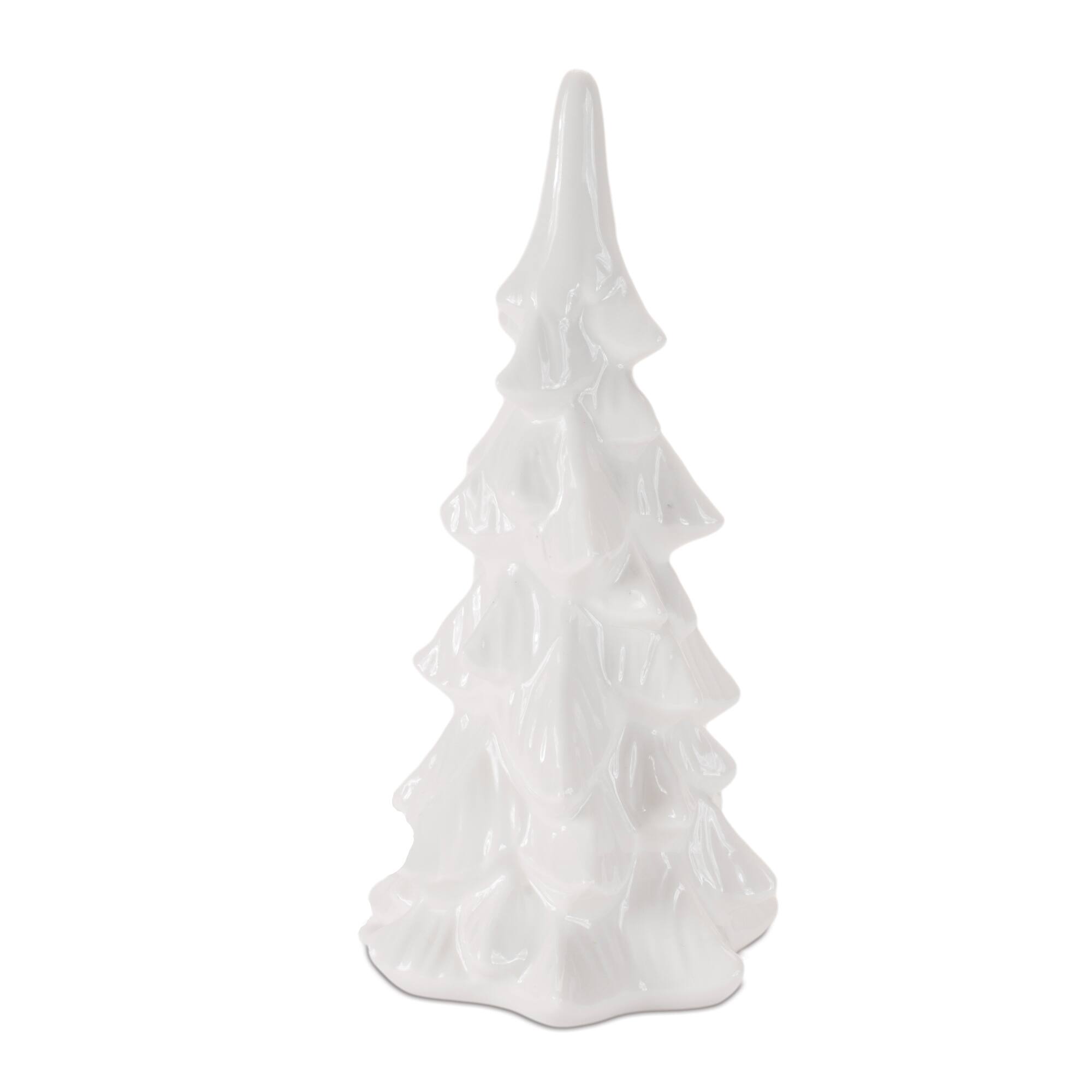 Melrose Glossy Ceramic Christmas Trees Set