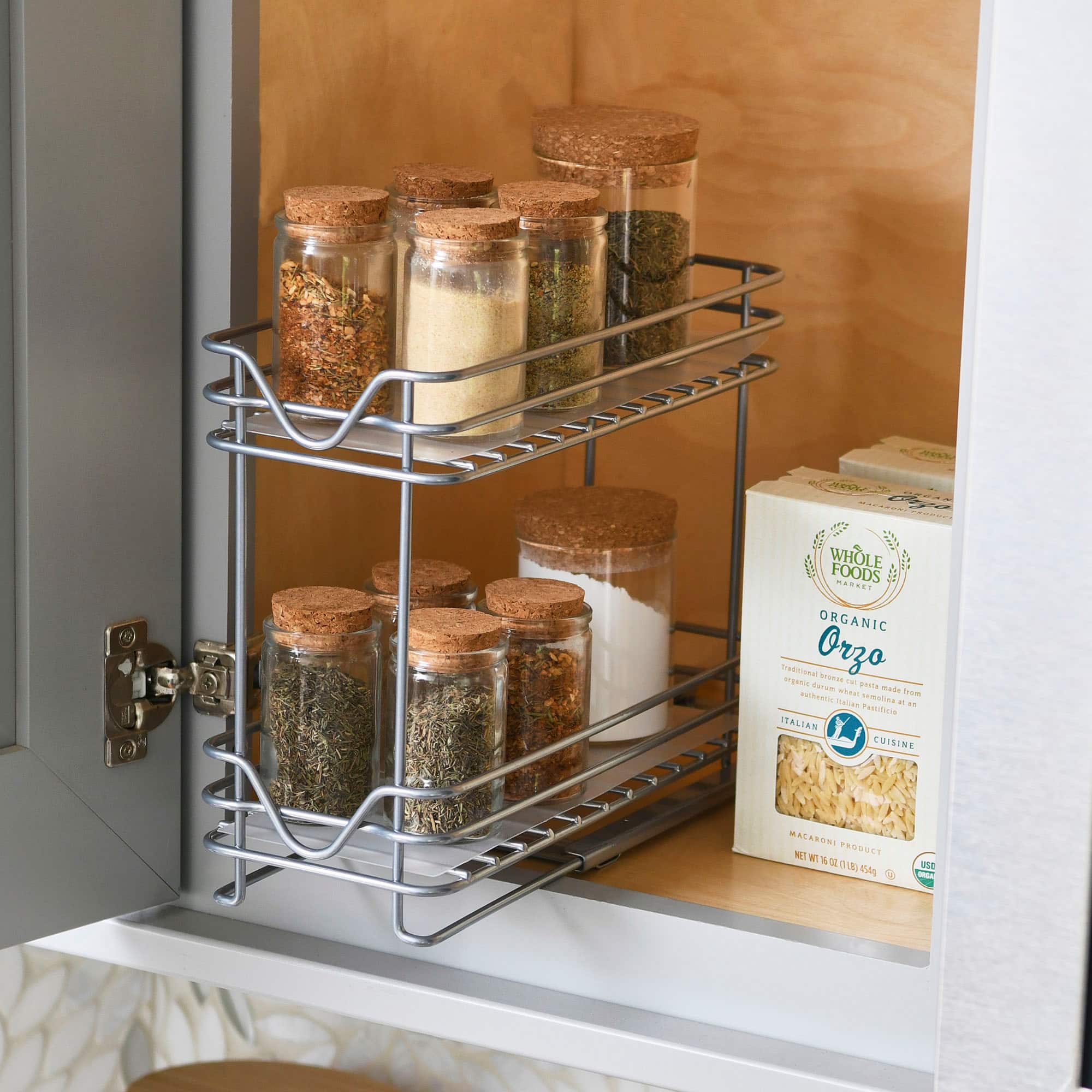 Household Essentials Glidez 2-Tier Spice Rack Organizer