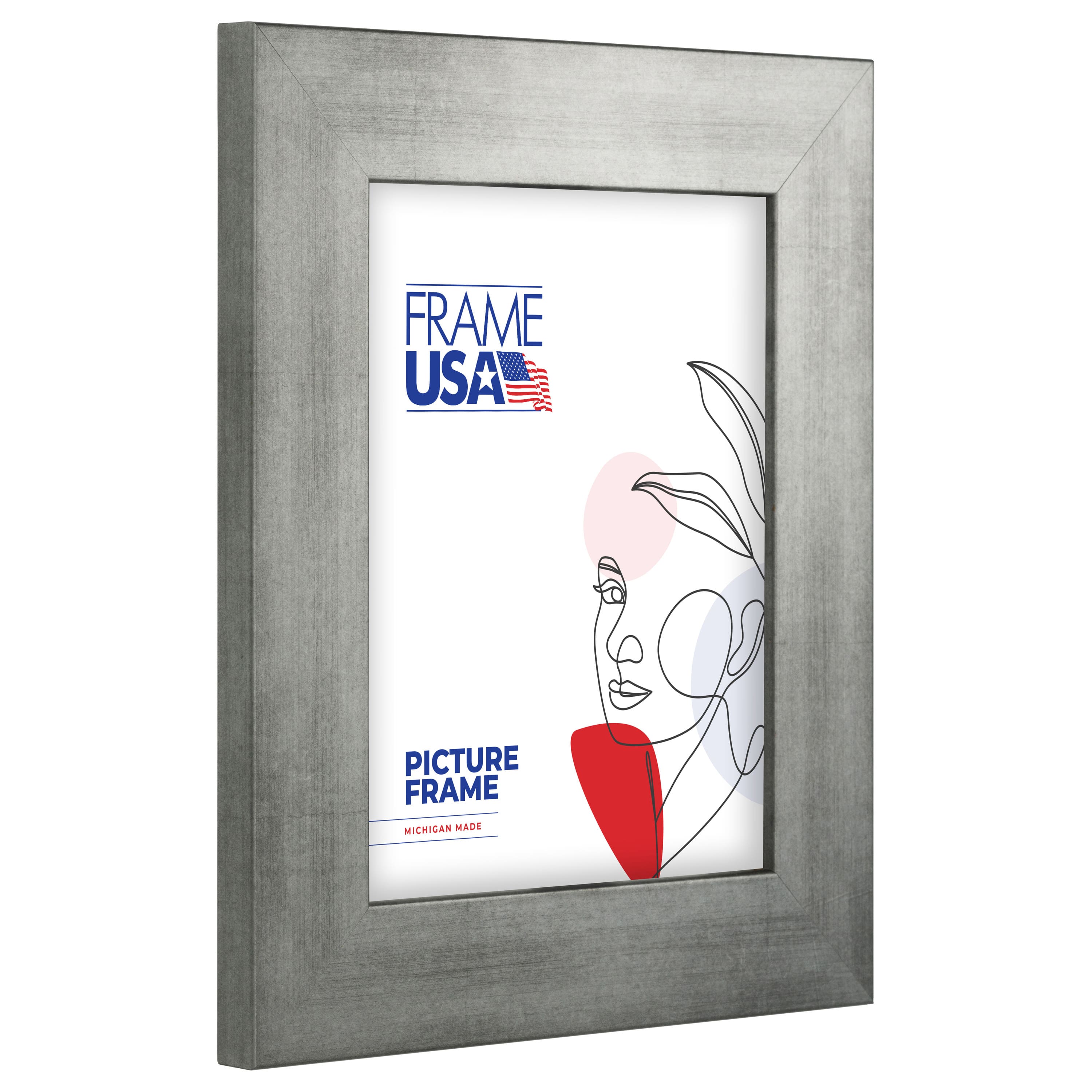 Frame USA Corporate Wide Silver Single Image Picture Frame