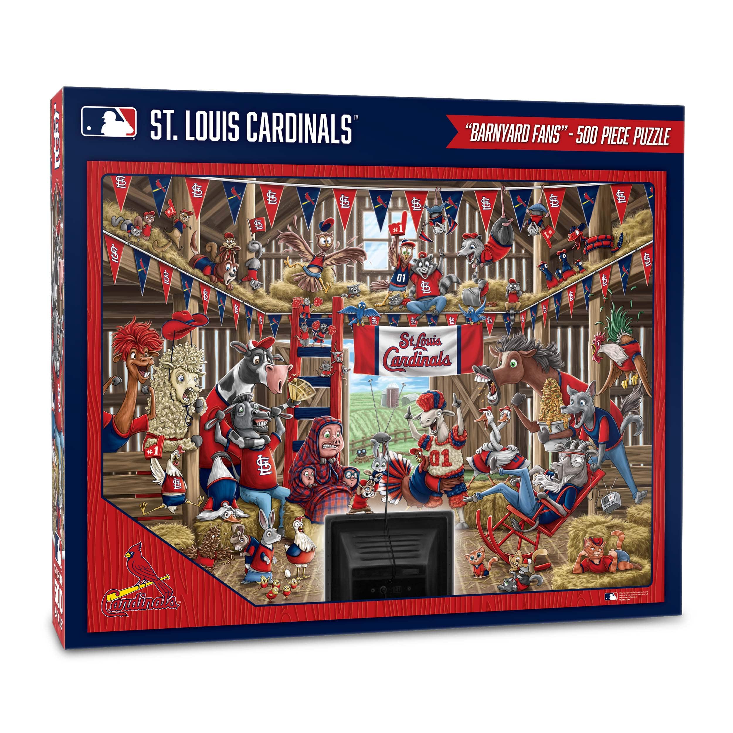 MLB Barnyard Fans 500 Piece Puzzle By Youthefan in St. Louis Cardinals | 18" x 24" | Michaels®