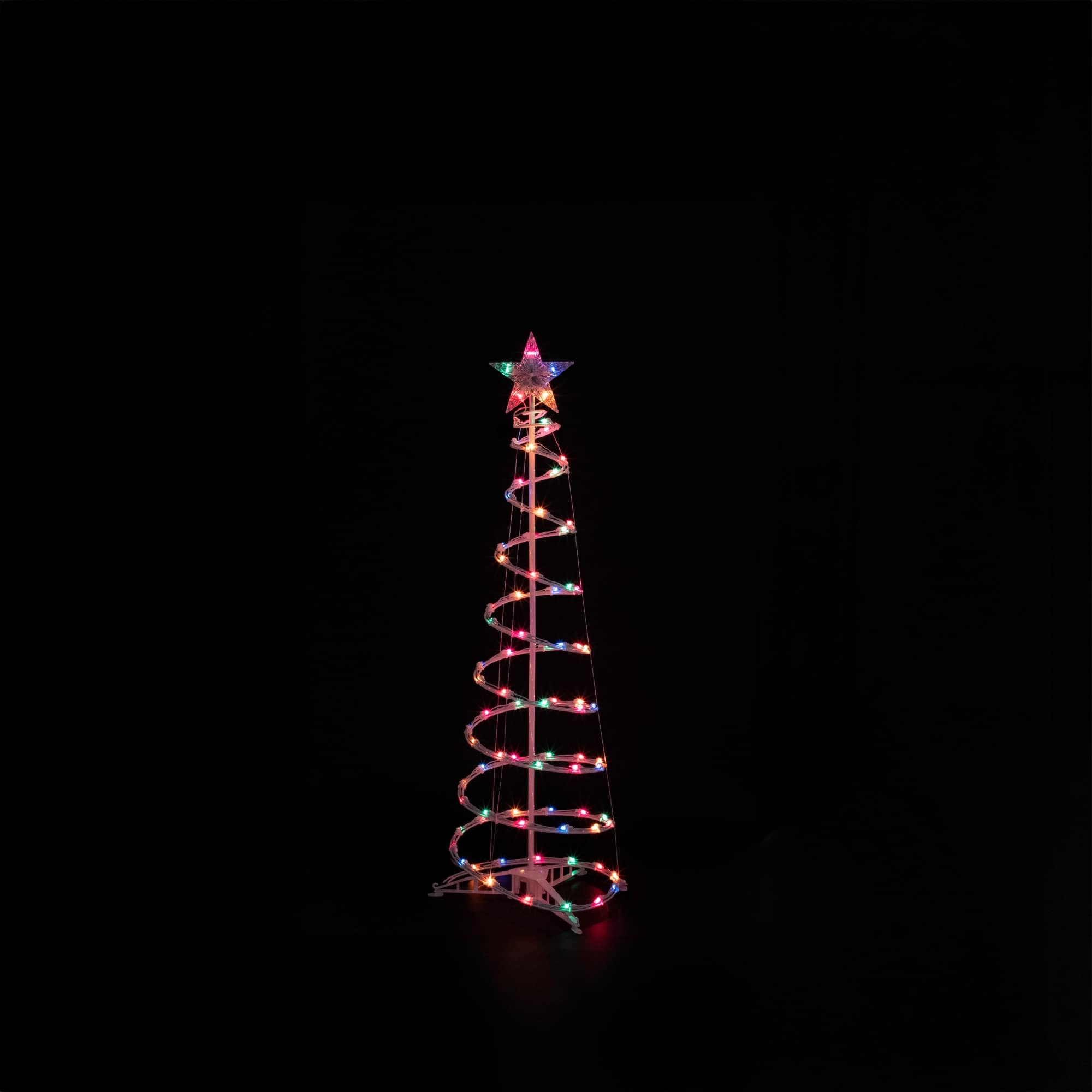 3ft., 4ft., & 6ft. Pre-Lit Spiral Artificial Christmas Tree Set