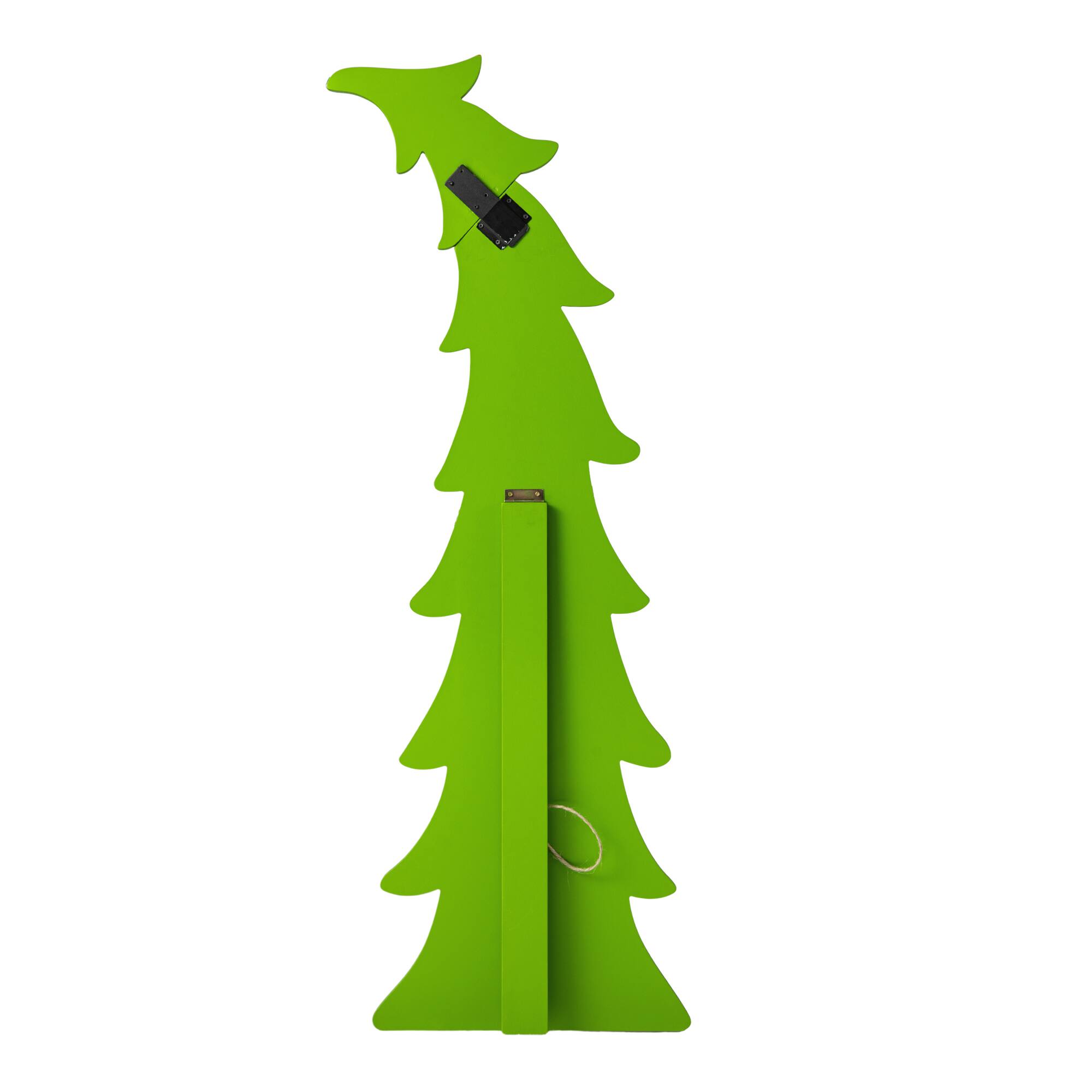 Glitzhome® 41.75" Christmas "BRIGHT" Bent Tree Porch Sign