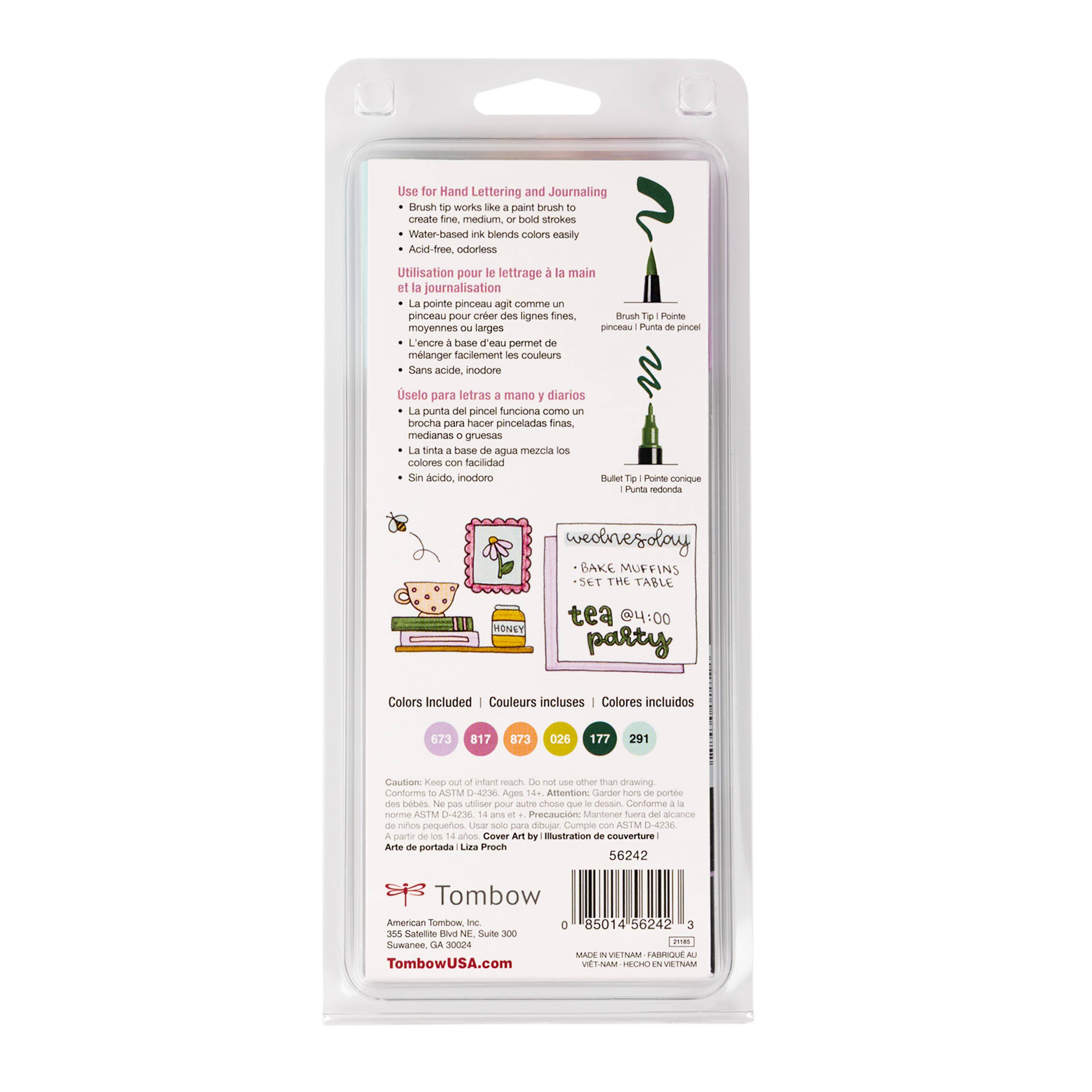 Tombow Teatime Dual Brush Pen Set