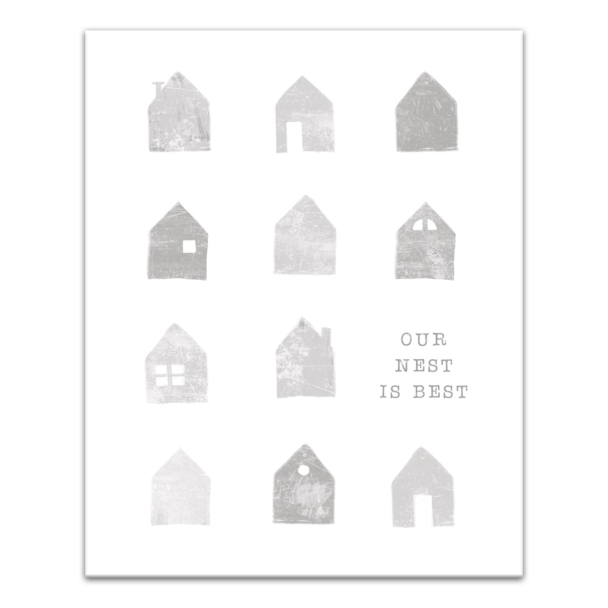 Our Nest Is Best 16" x 20" Canvas Wall Art