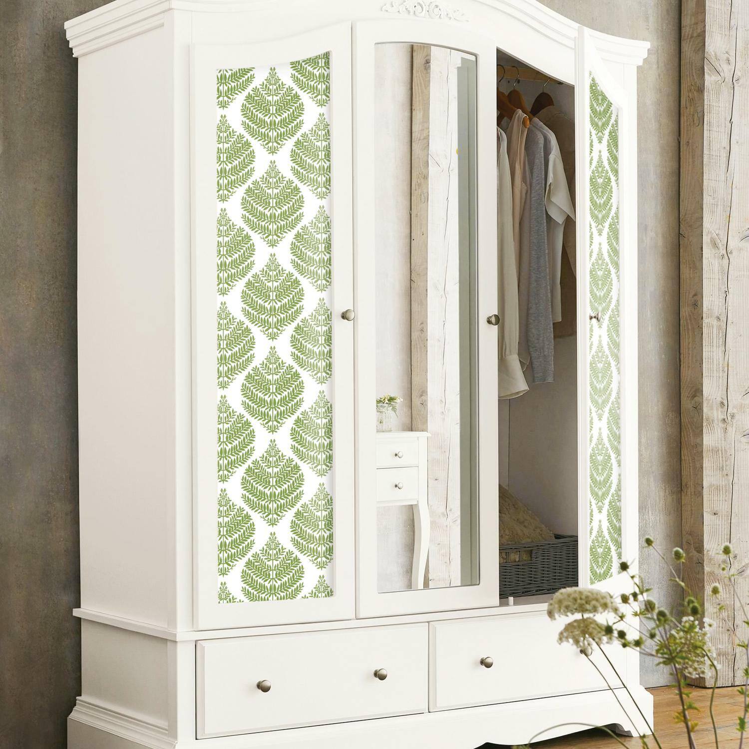 RoomMates Hygge Fern Damask Peel & Stick Wallpaper