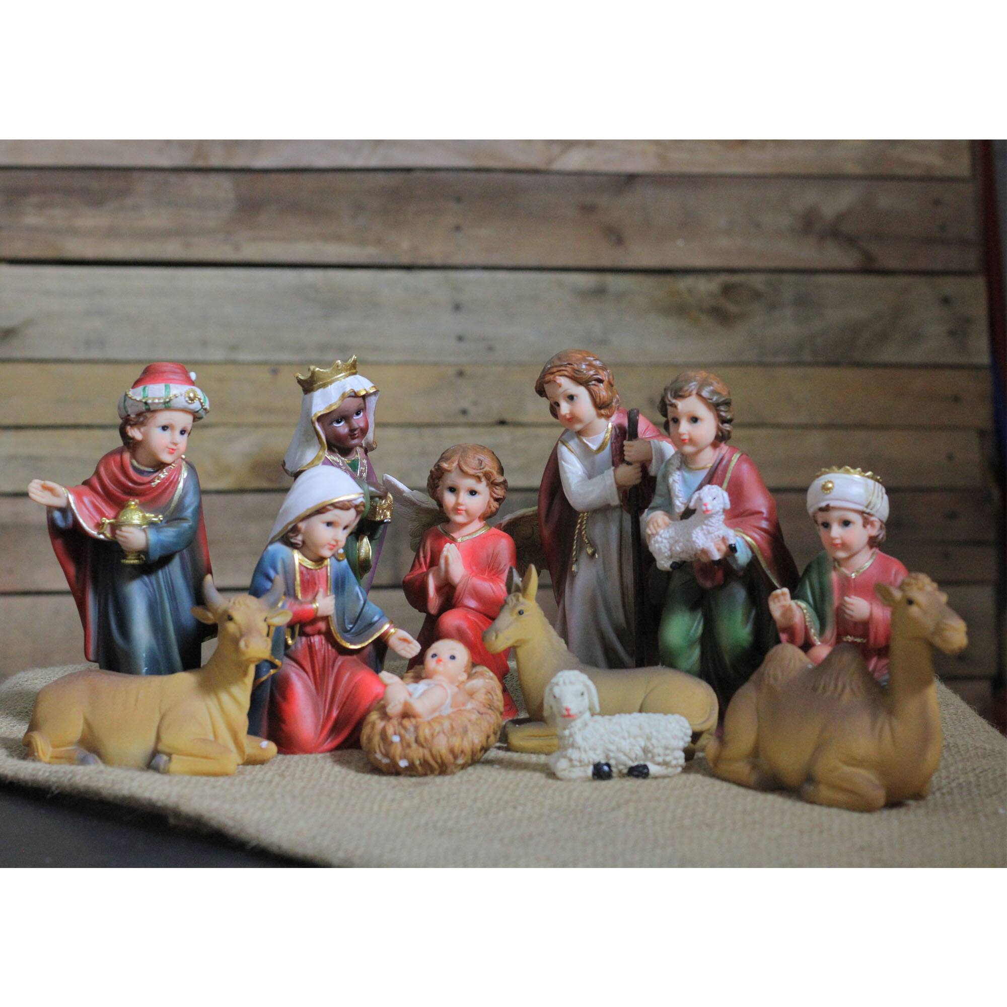 8" Children's First Nativity Set, 12pc.