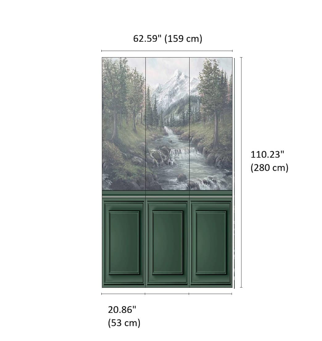 Designs Direct Cascading Waters Wall Mural