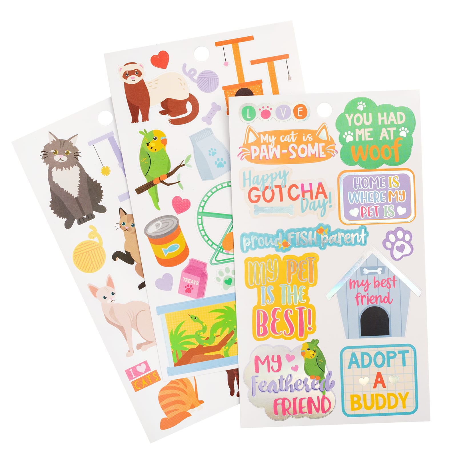 12 Pack: Best Pet Ever Stickers by Recollections™