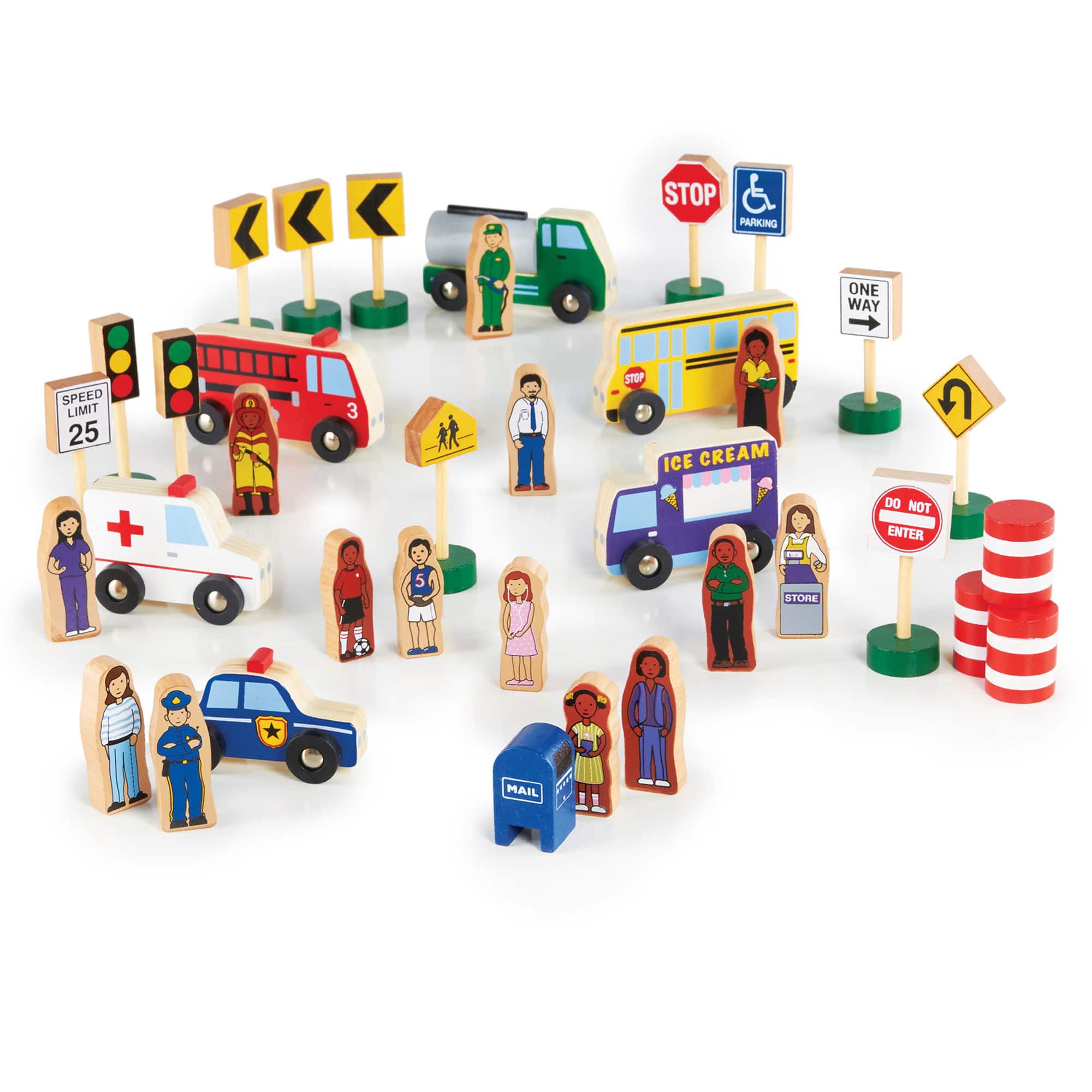 Guidecraft® Community & Roadway Essentials Set