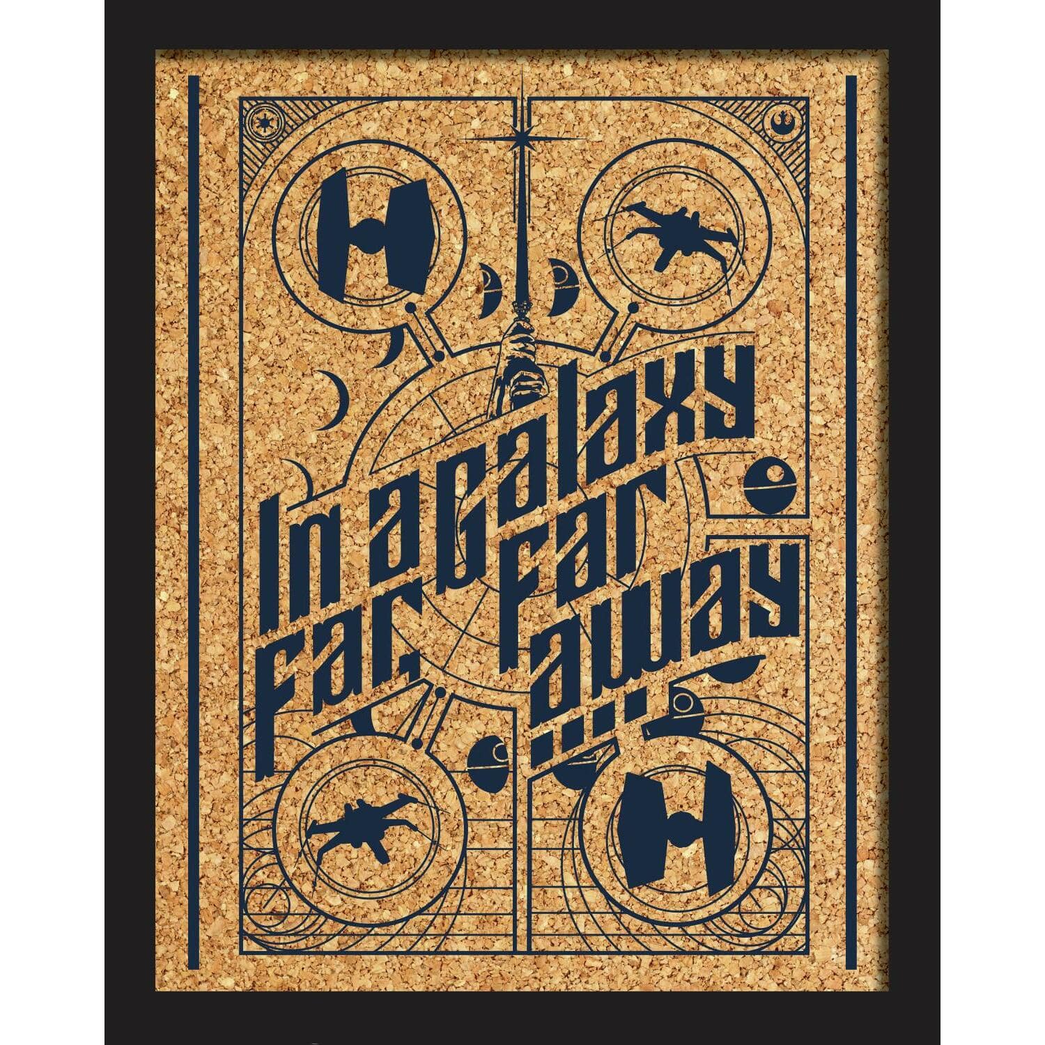 RoomMates Star Wars Galaxy Far Far Away Cork Wall Art