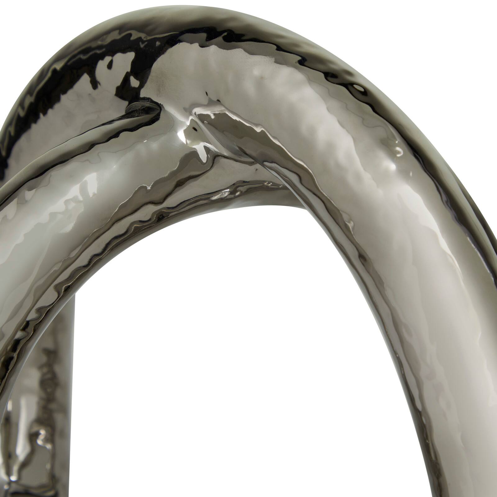 CosmoLiving by Cosmopolitan 8" Porcelain Arched Abstract Sculpture