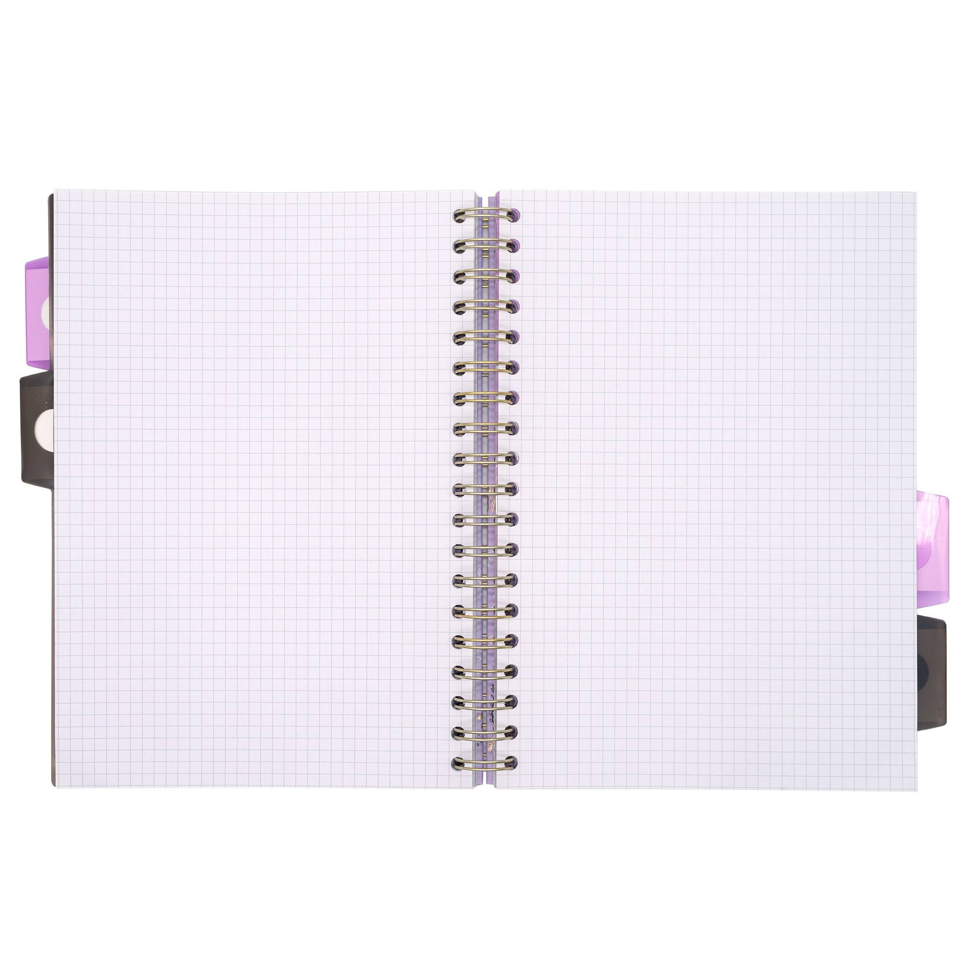 Pukka Pads Purple B5 Rochelle & Jess Squared Project Books, 3ct.