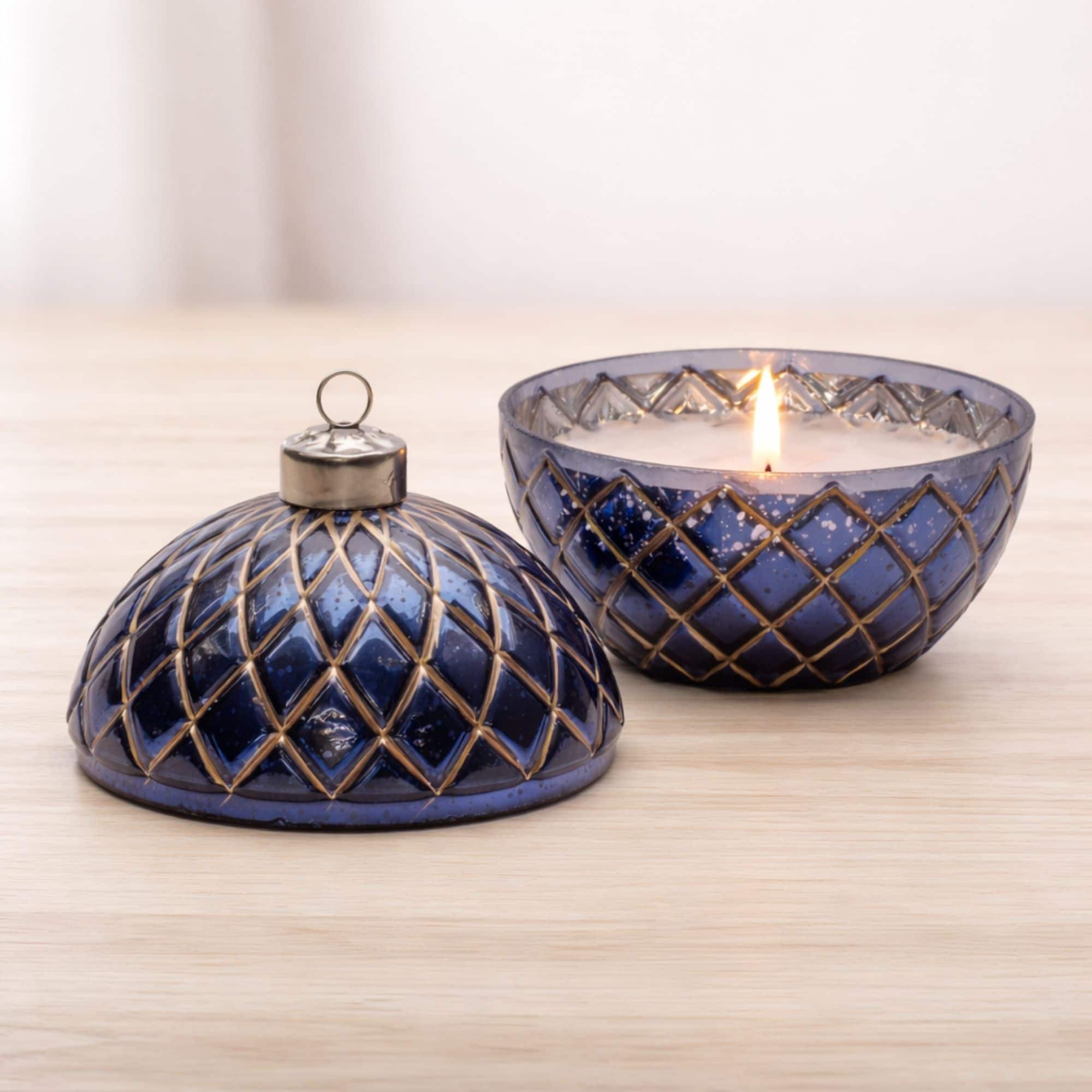 Melrose 6.5" LED Glass Ornament Candle