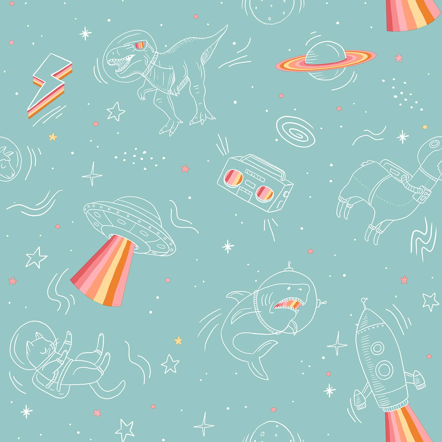 Designs Direct Space Adventures Wallpaper