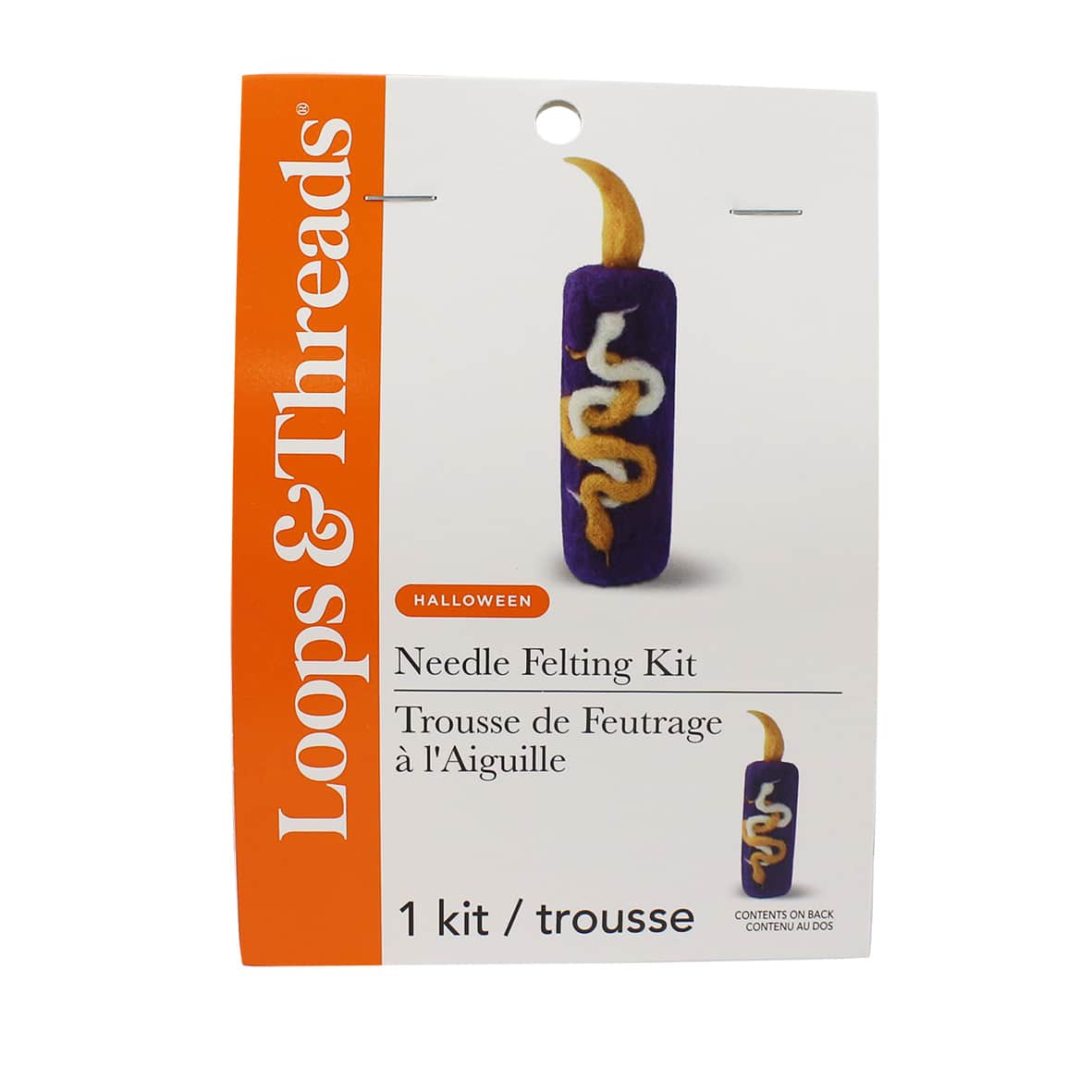 Entwined Snake Candle Halloween Needle Felting Kit by Loops & Threads®