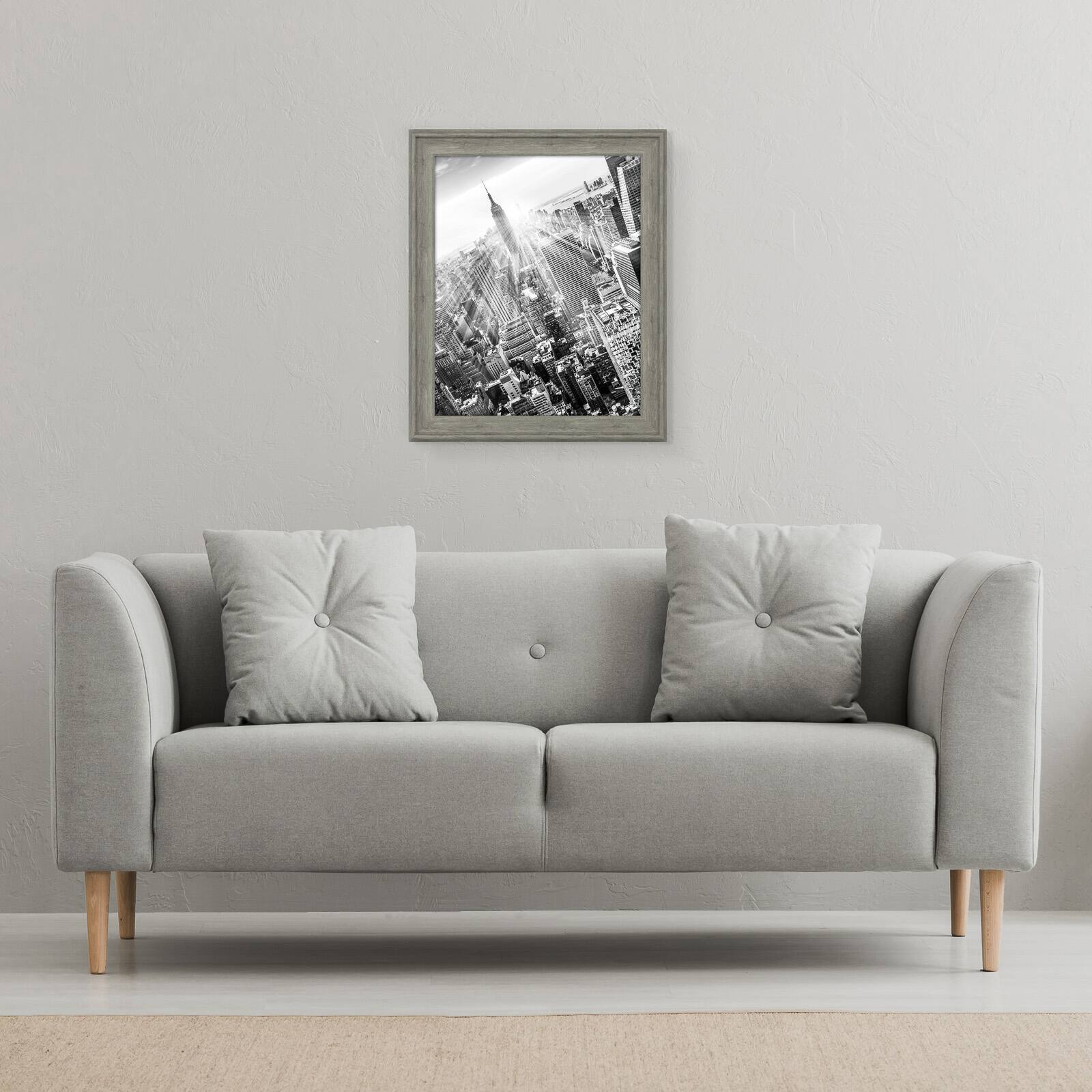 6 Pack: Gray Scoop Frame