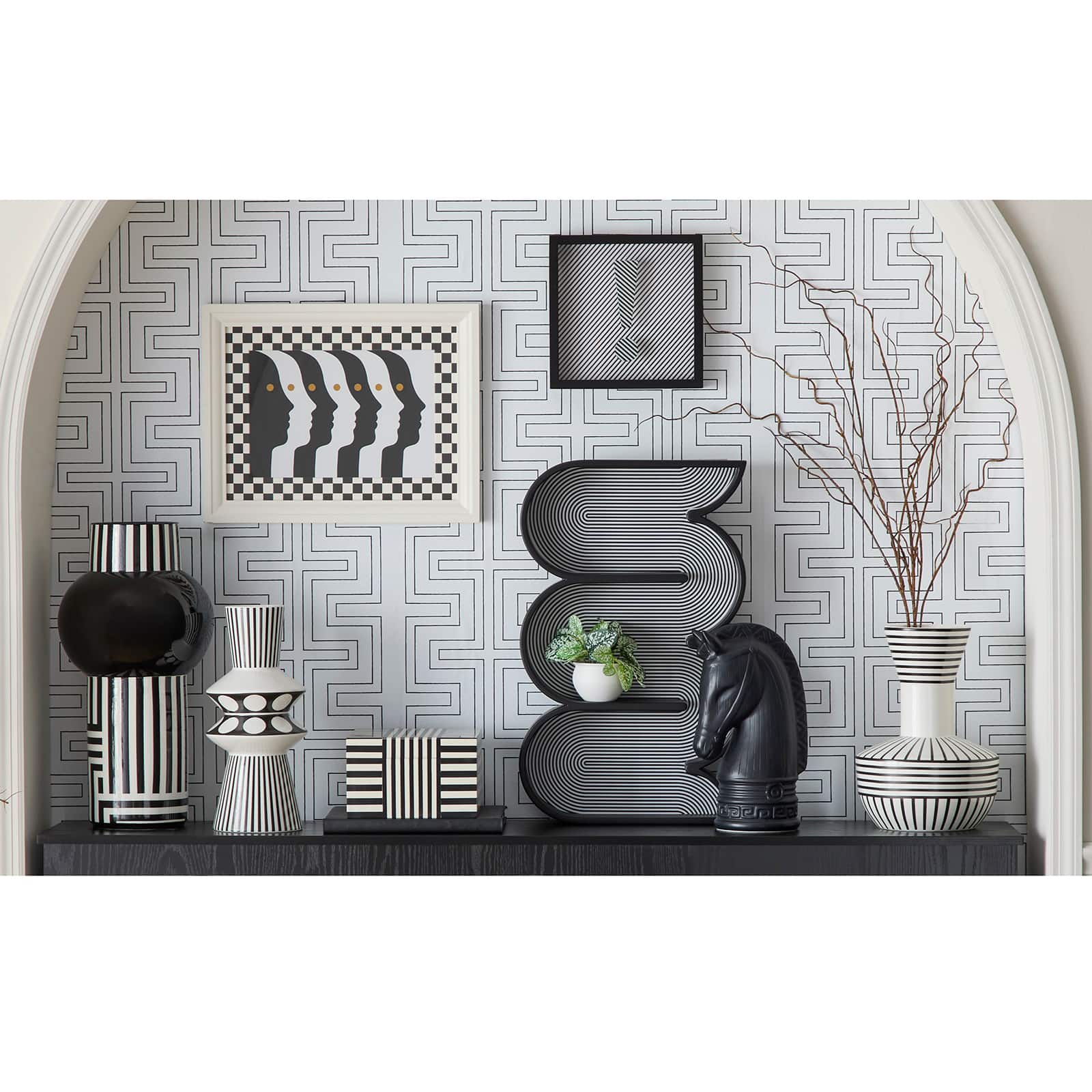 Jonathan Adler x Michaels 13.5" Ceramic Horse Head Tabletop Décor