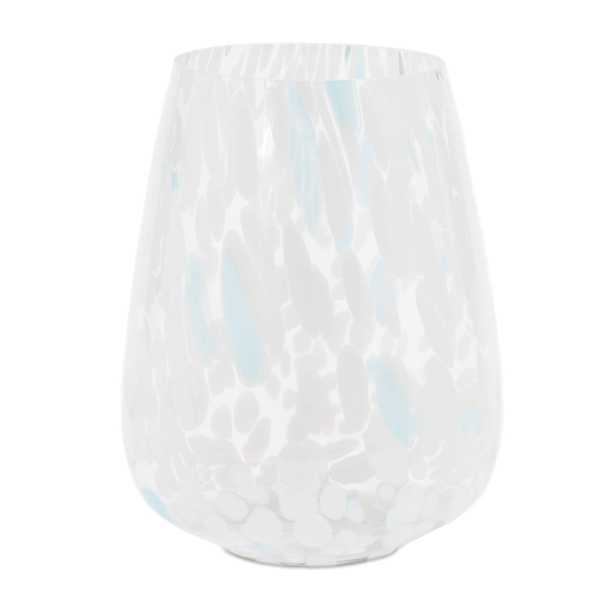 Painted Glass Candle Holder Vases, 4ct.