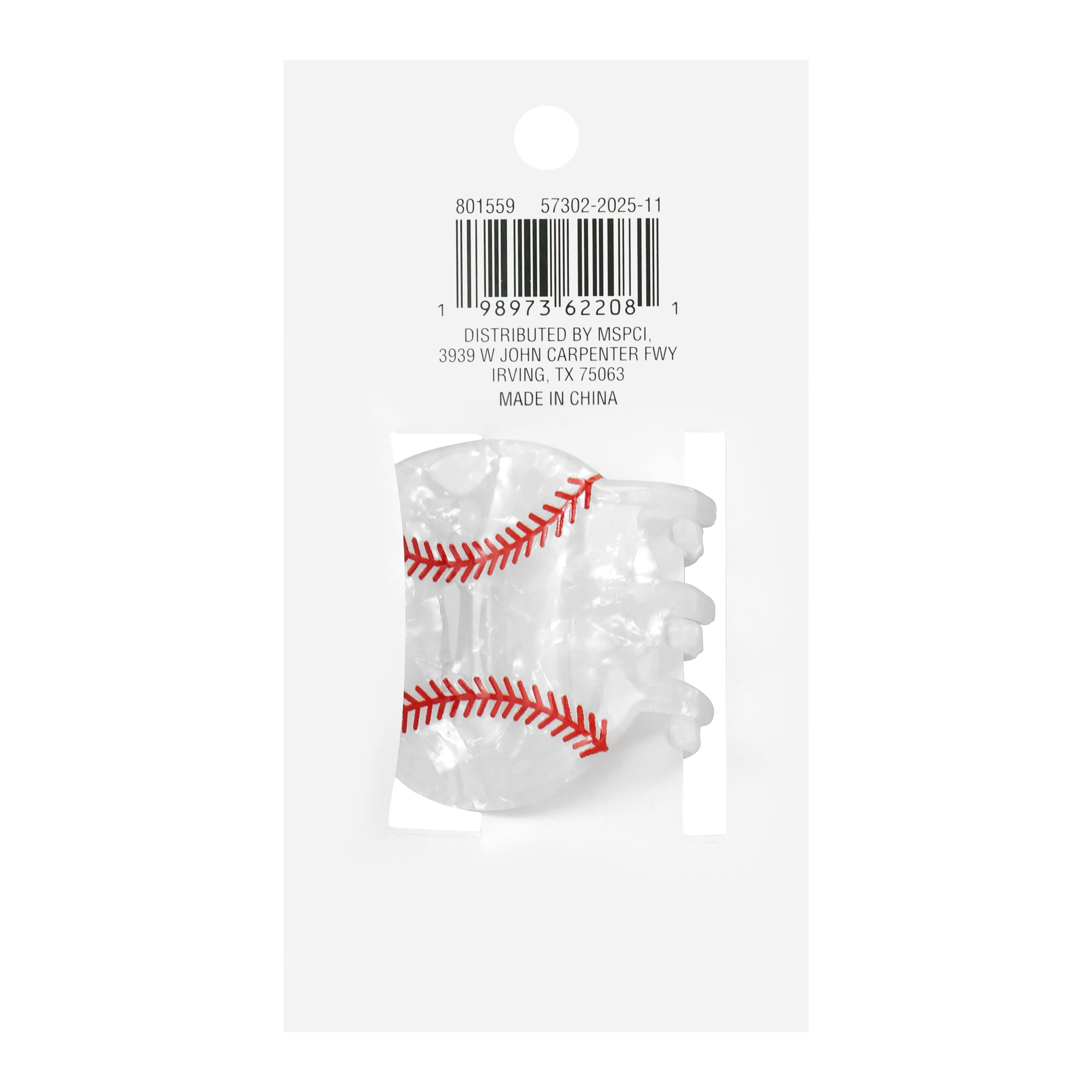 Baseball Claw Clip by Celebrate It