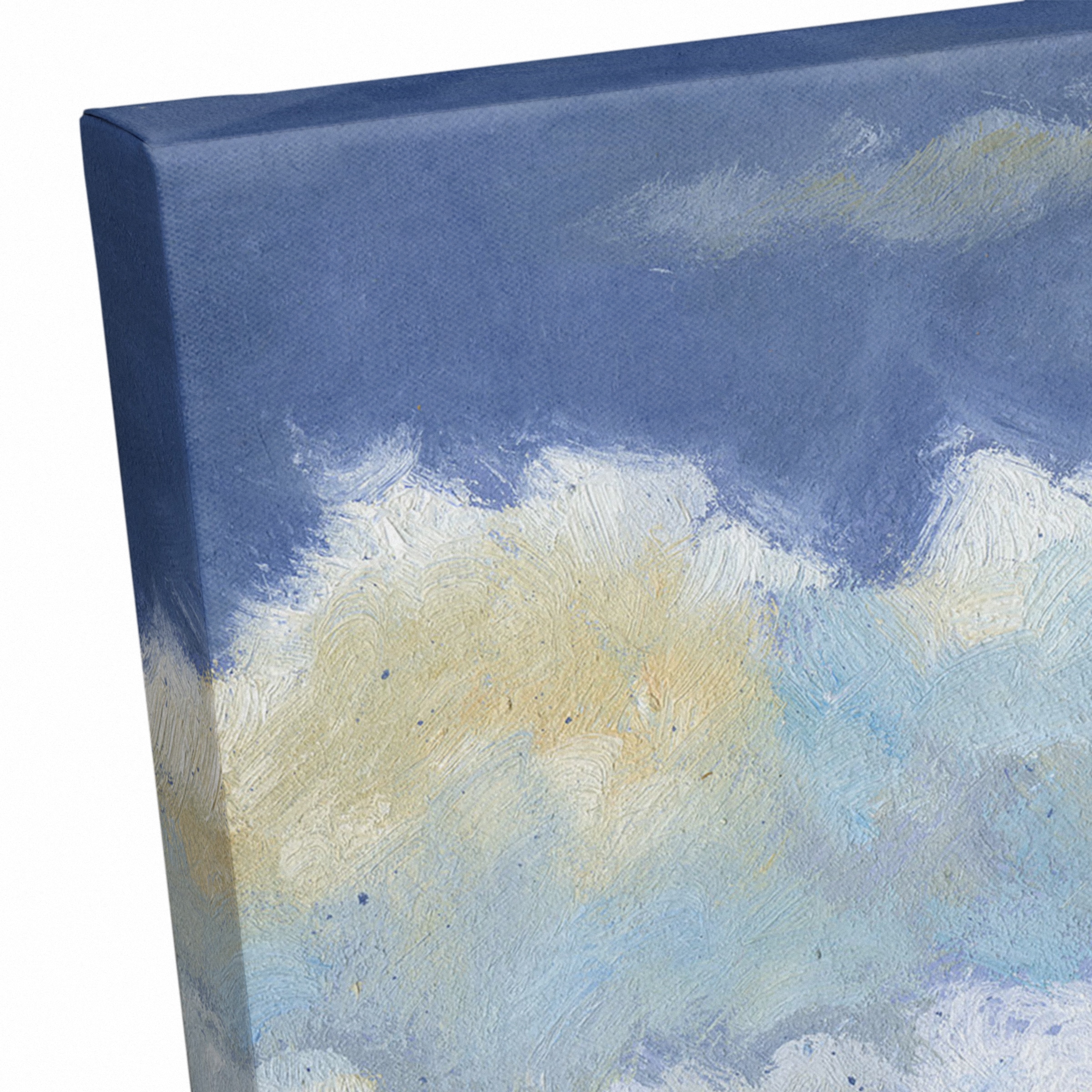 Colorful Coast Landscape 24" x 16" Canvas Wall Art