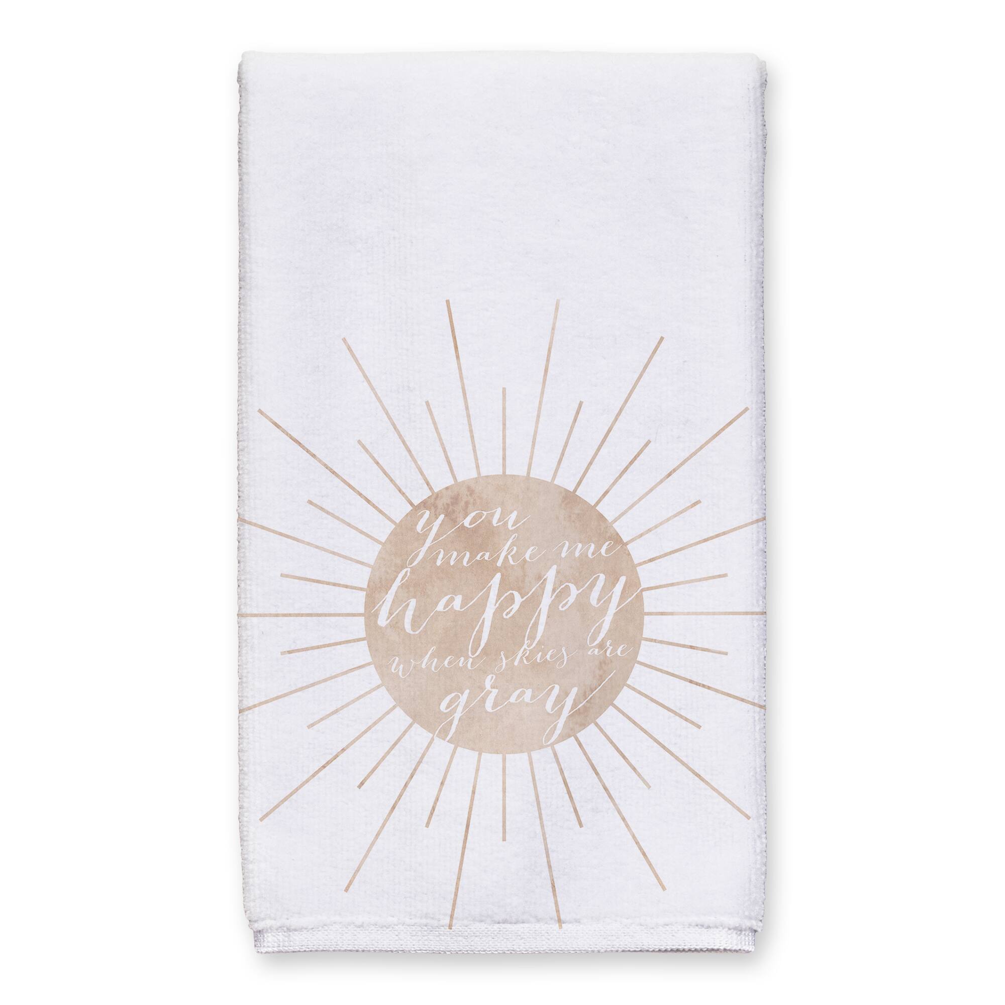You Make Me Happy Tea Towel Set