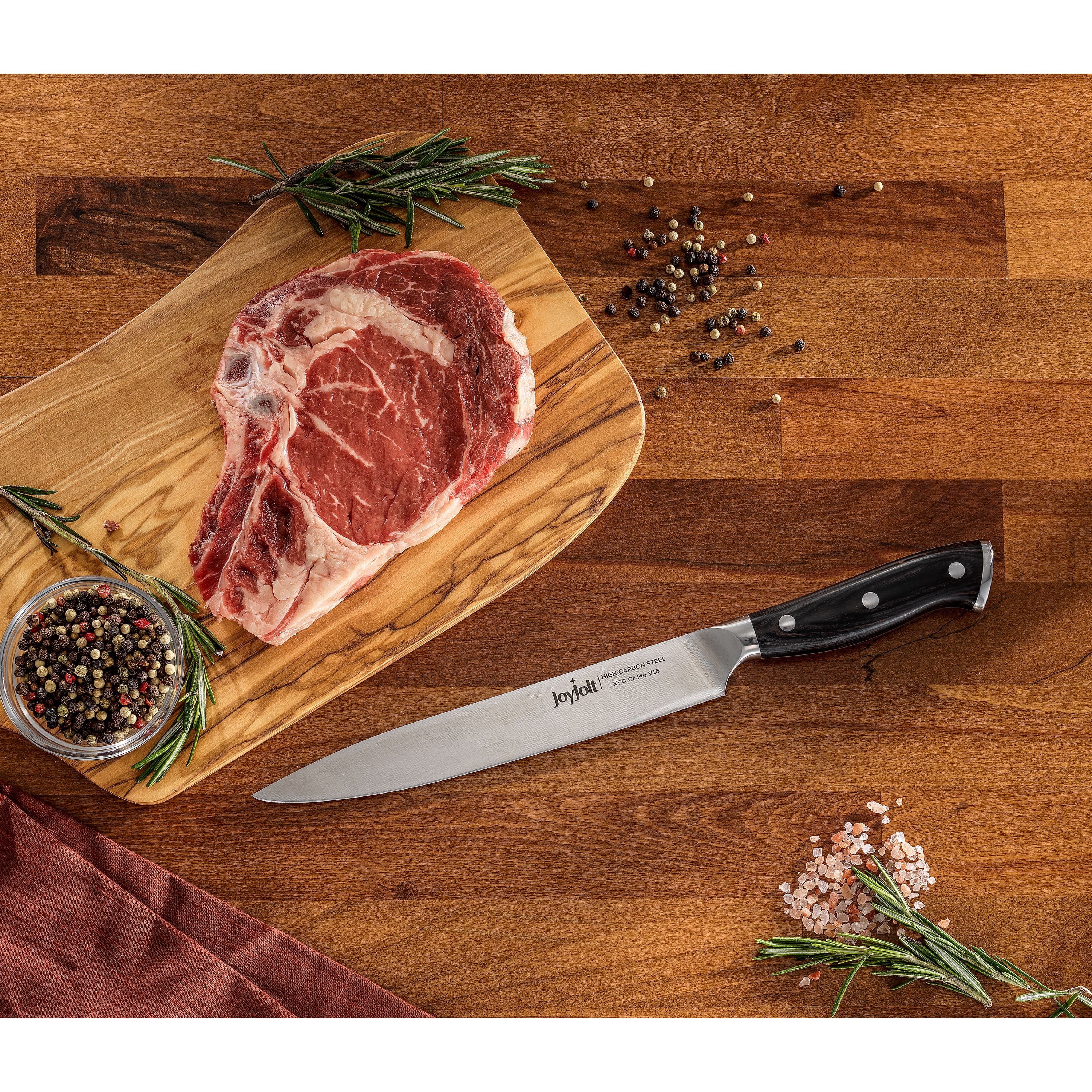 JoyJolt® 8" High Carbon Steel Slicing Knife