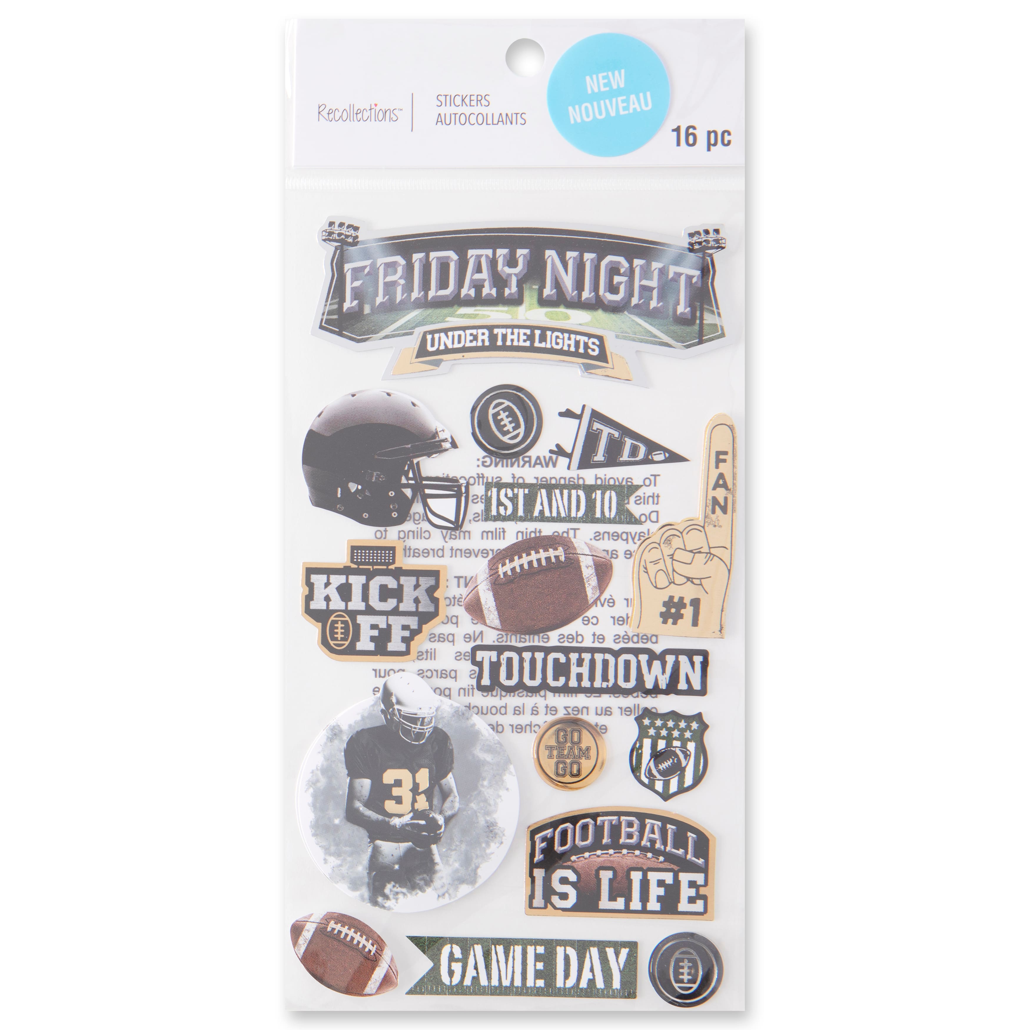 Friday Night Football Stickers by Recollections™
