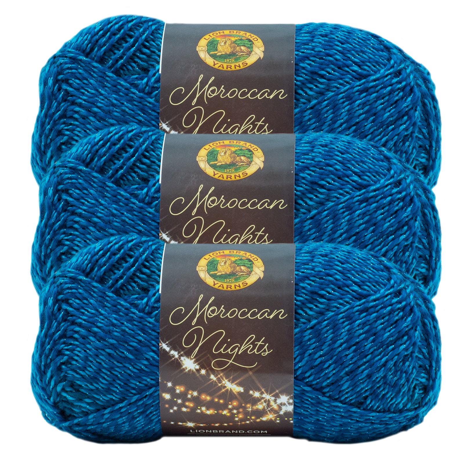 3 Pack Lion Brand® Moroccan Nights Yarn