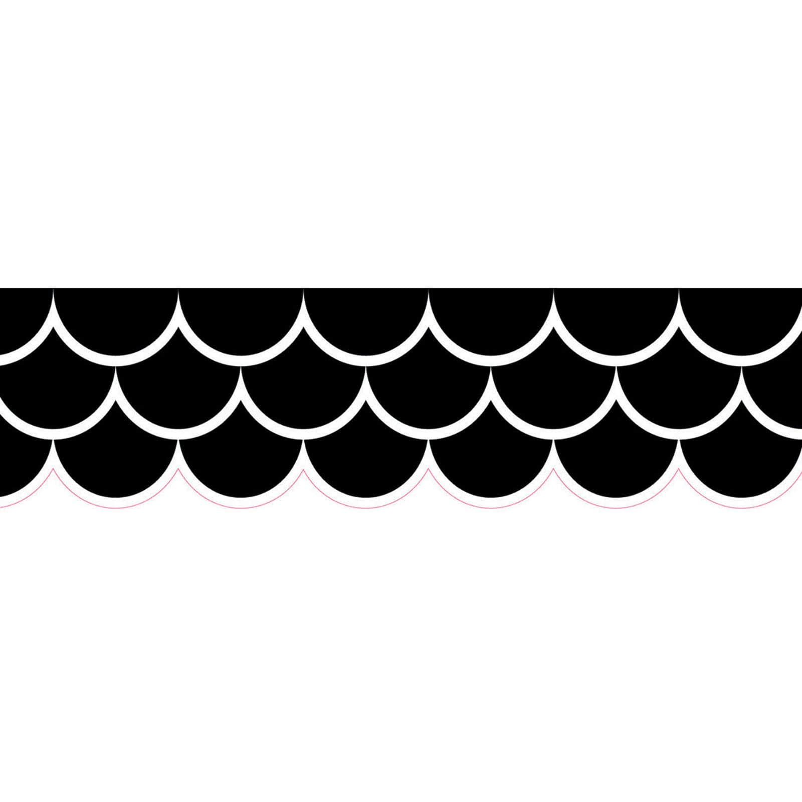 Creative Teaching Press® Black Scallops EZ Border™ Set