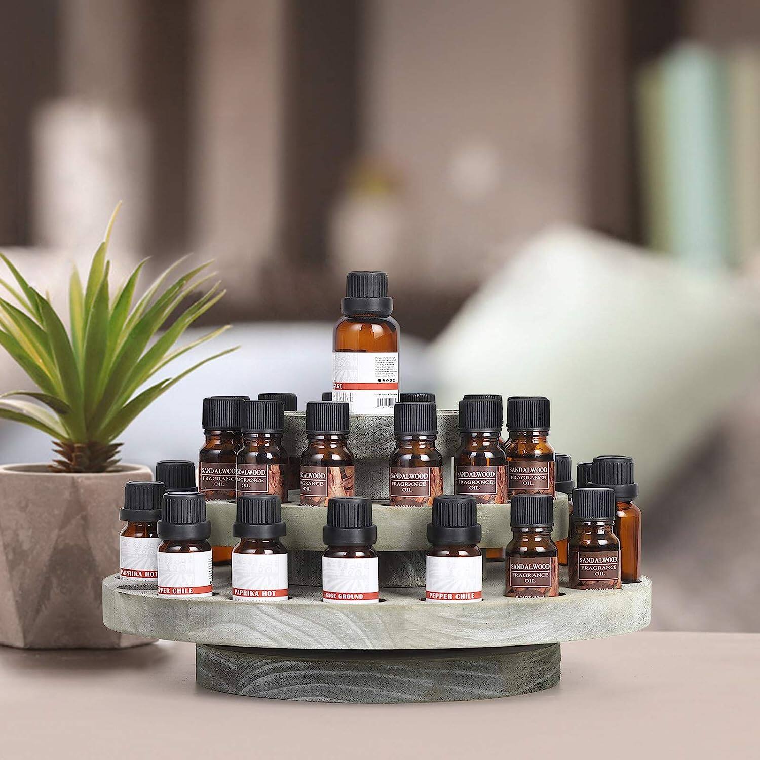 Rotating Essential Oils Storage Rack