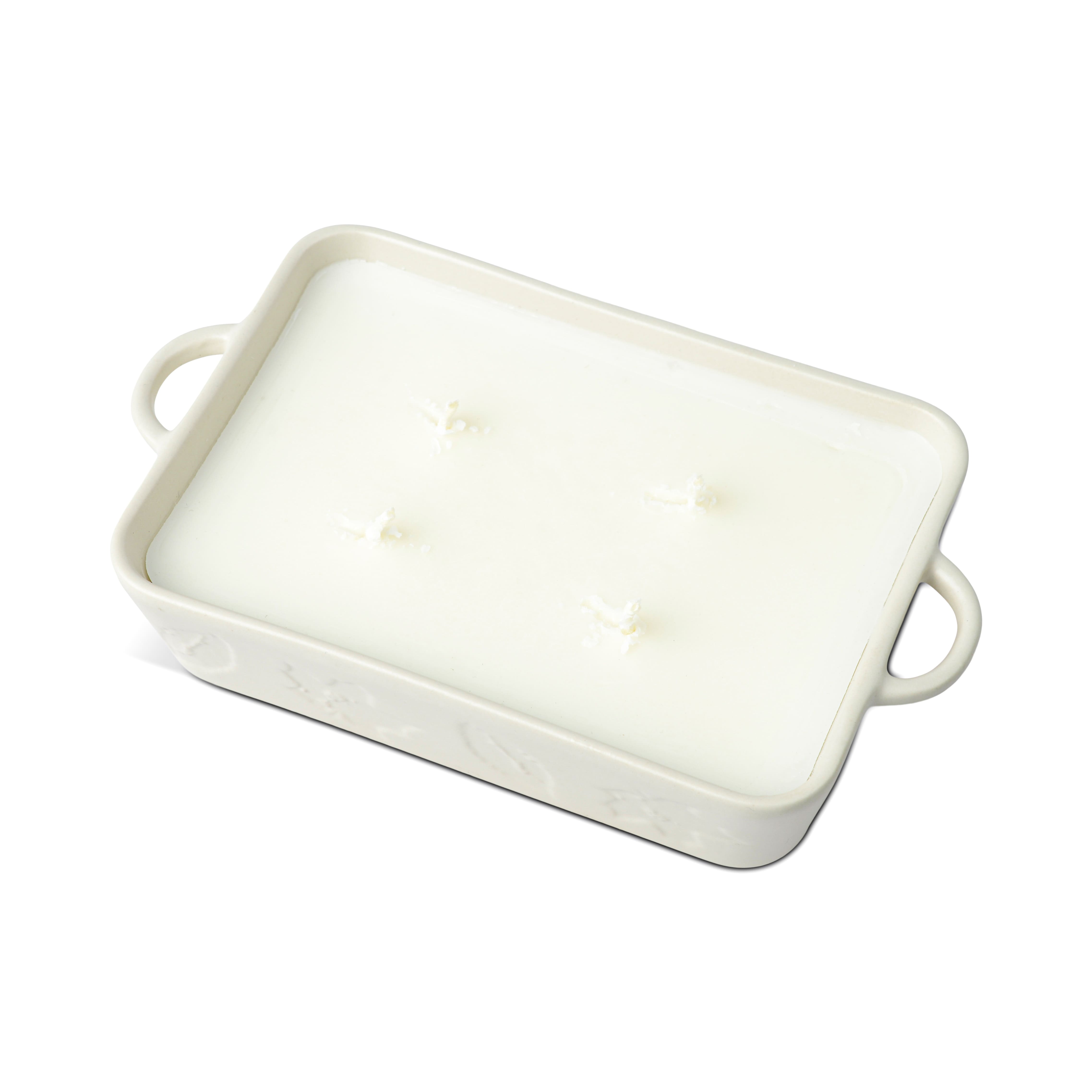Foundry Candle Co. Vanilla Chai 4 Wick Ceramic Dish Candle