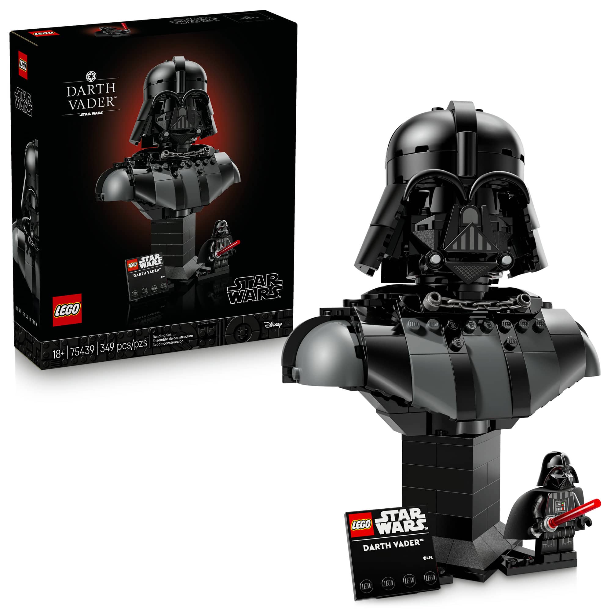 LEGO® Star Wars™ Darth Vader Bust Collection Building Kit 75439