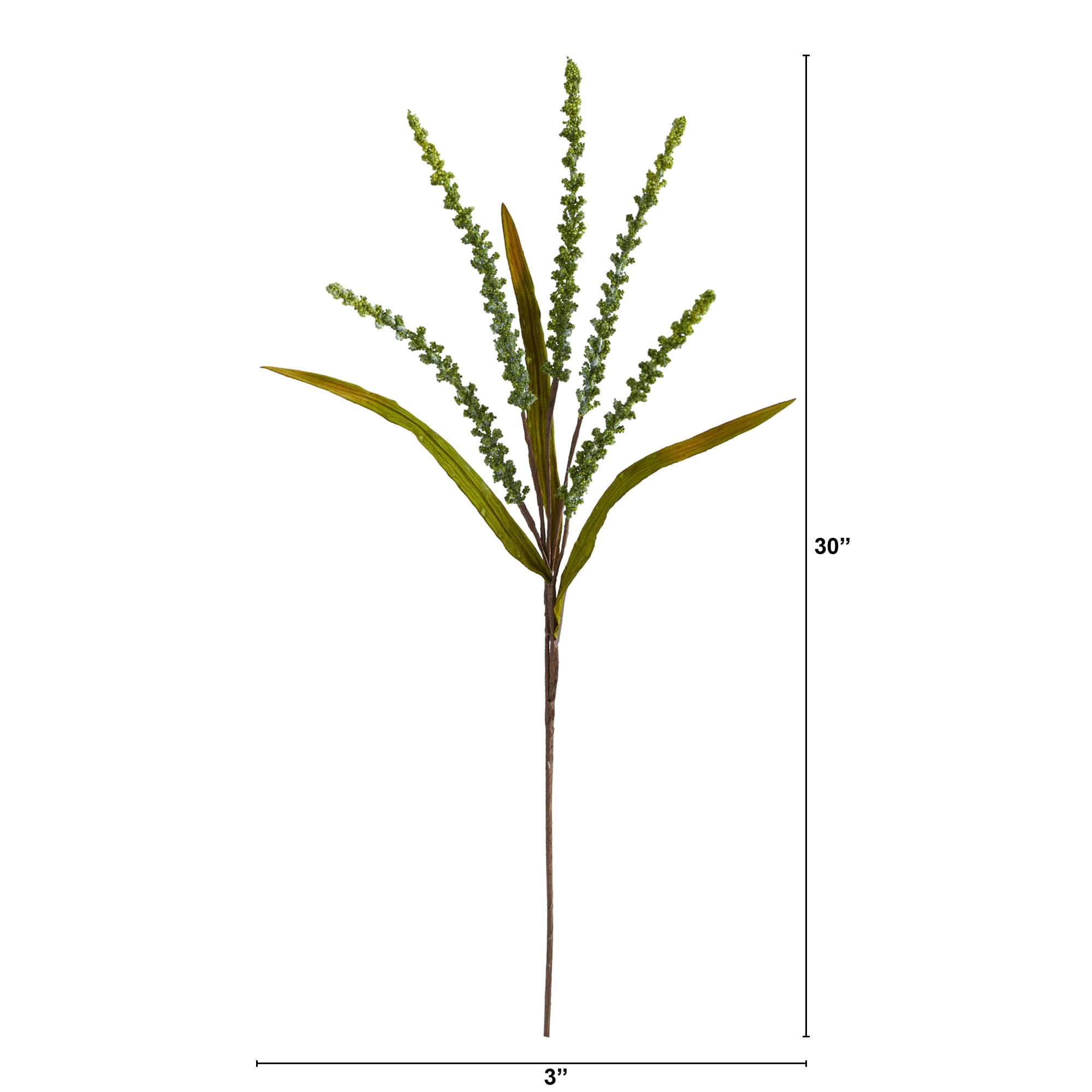 30" Green Wheat Harvest Spray, 12ct.