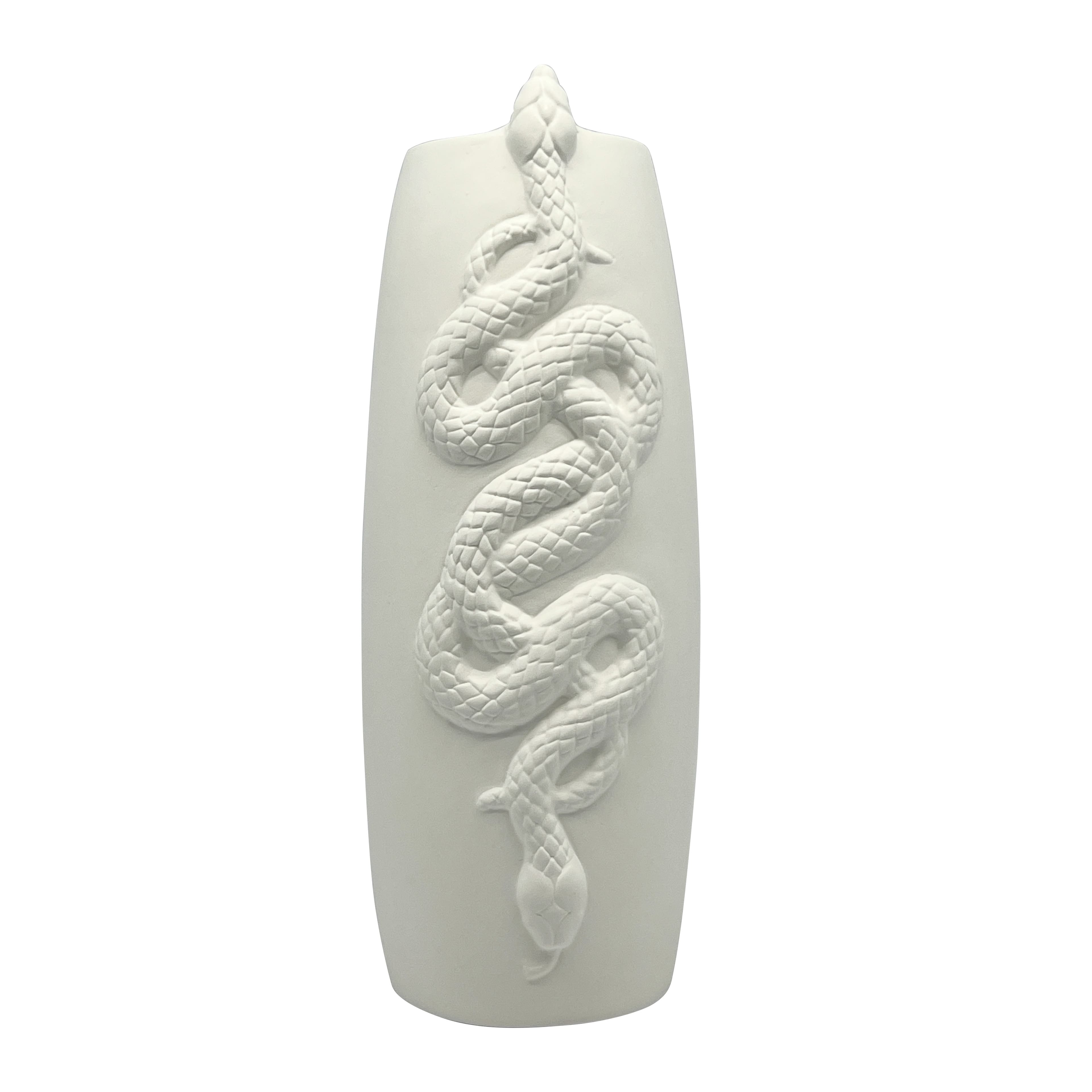 9" Entwined Snakes DIY Ceramic Vase by Make Market®