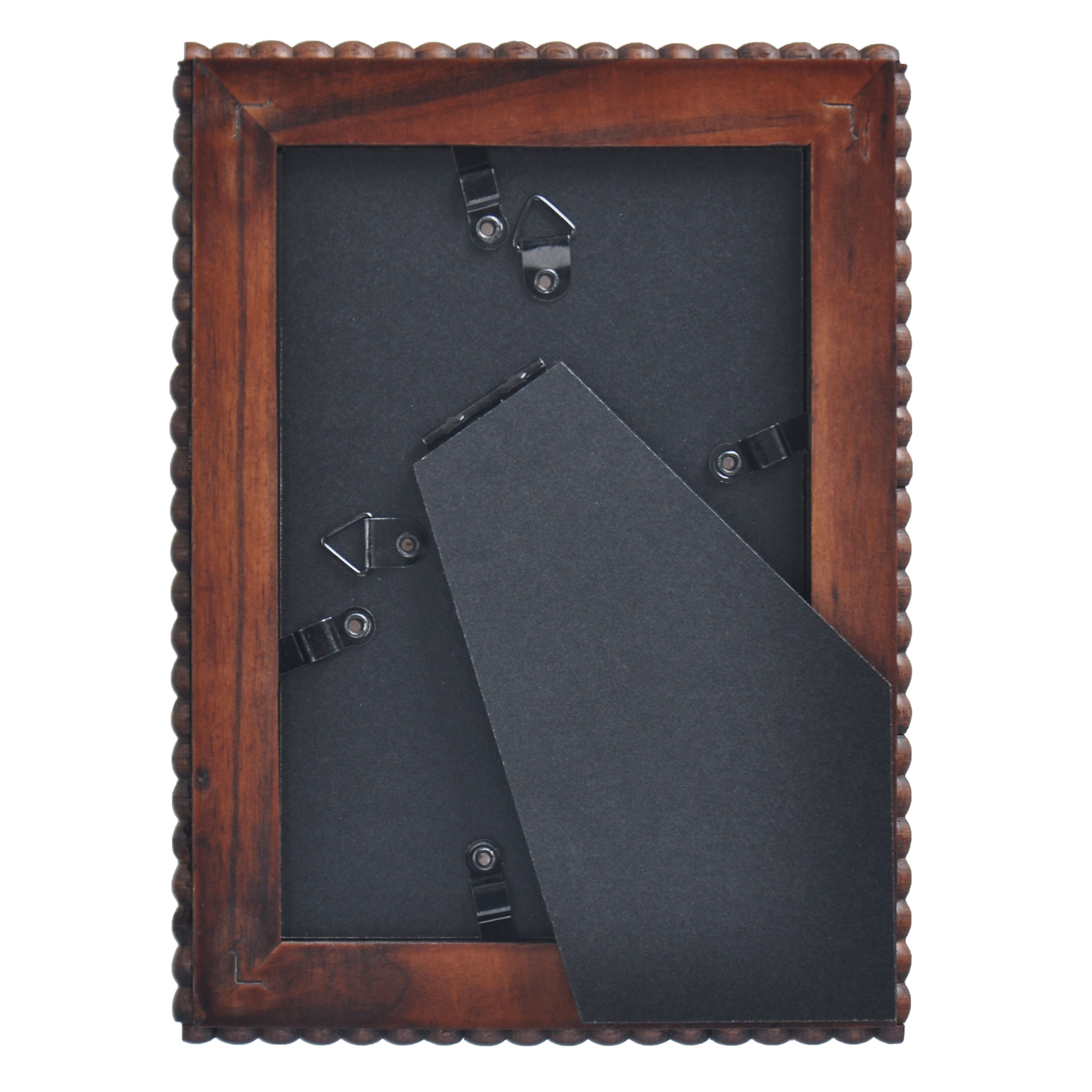 Expressions™ Brown Beaded Edge Frame by Studio Décor