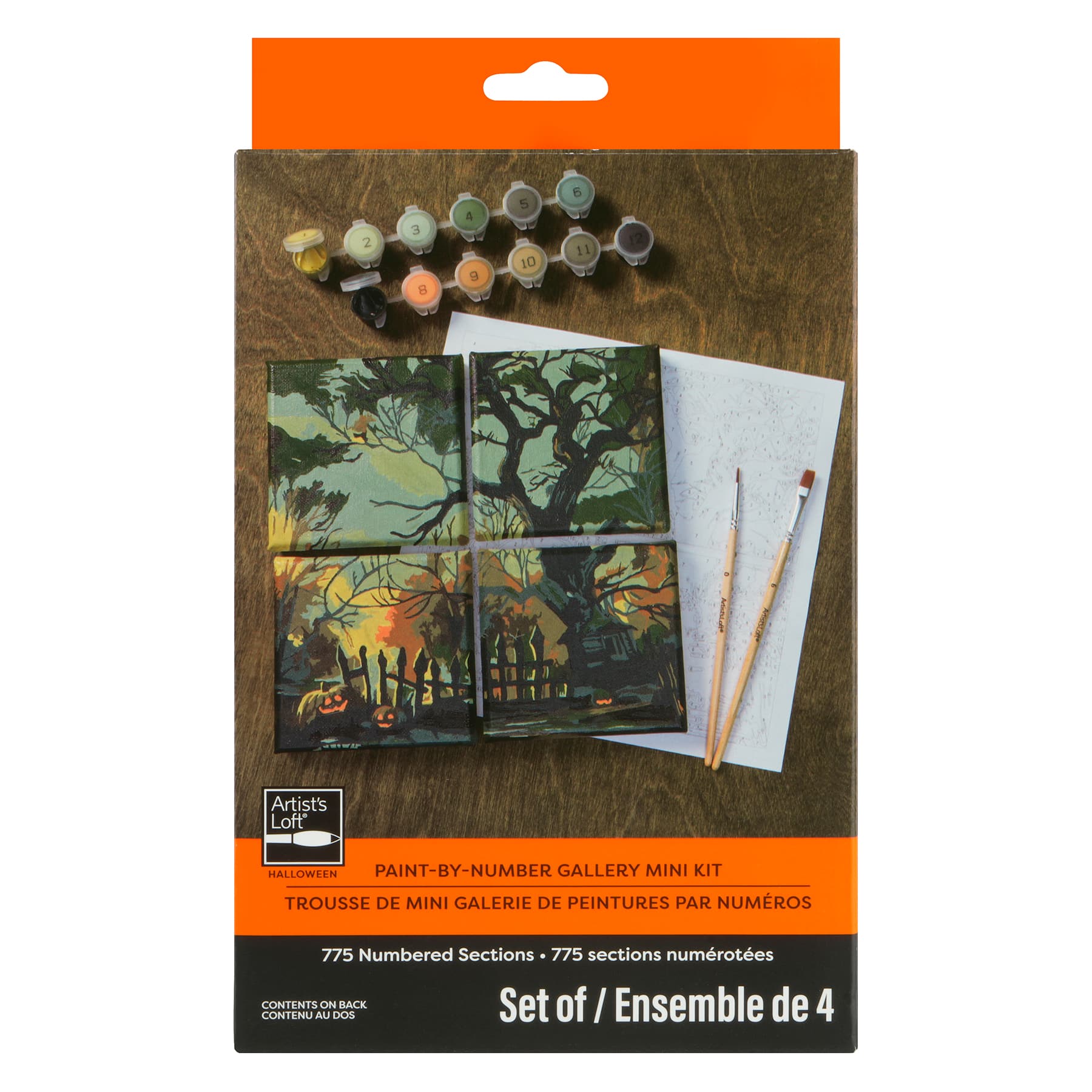 Halloween Tree Paint-by-Number Gallery Mini Kit by Artist's Loft®