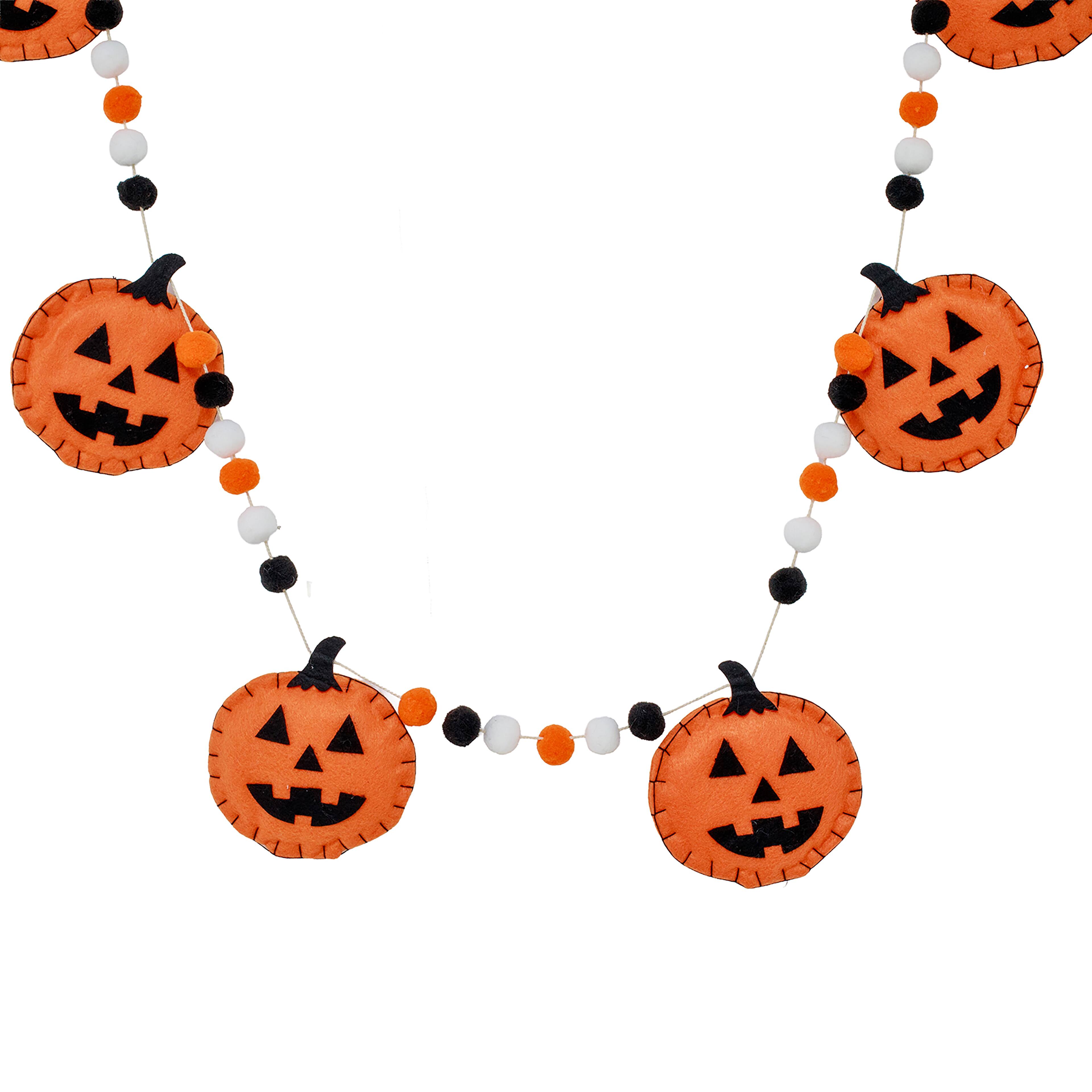 6ft. Felt Jack-O'-Lantern Garland by Ashland®