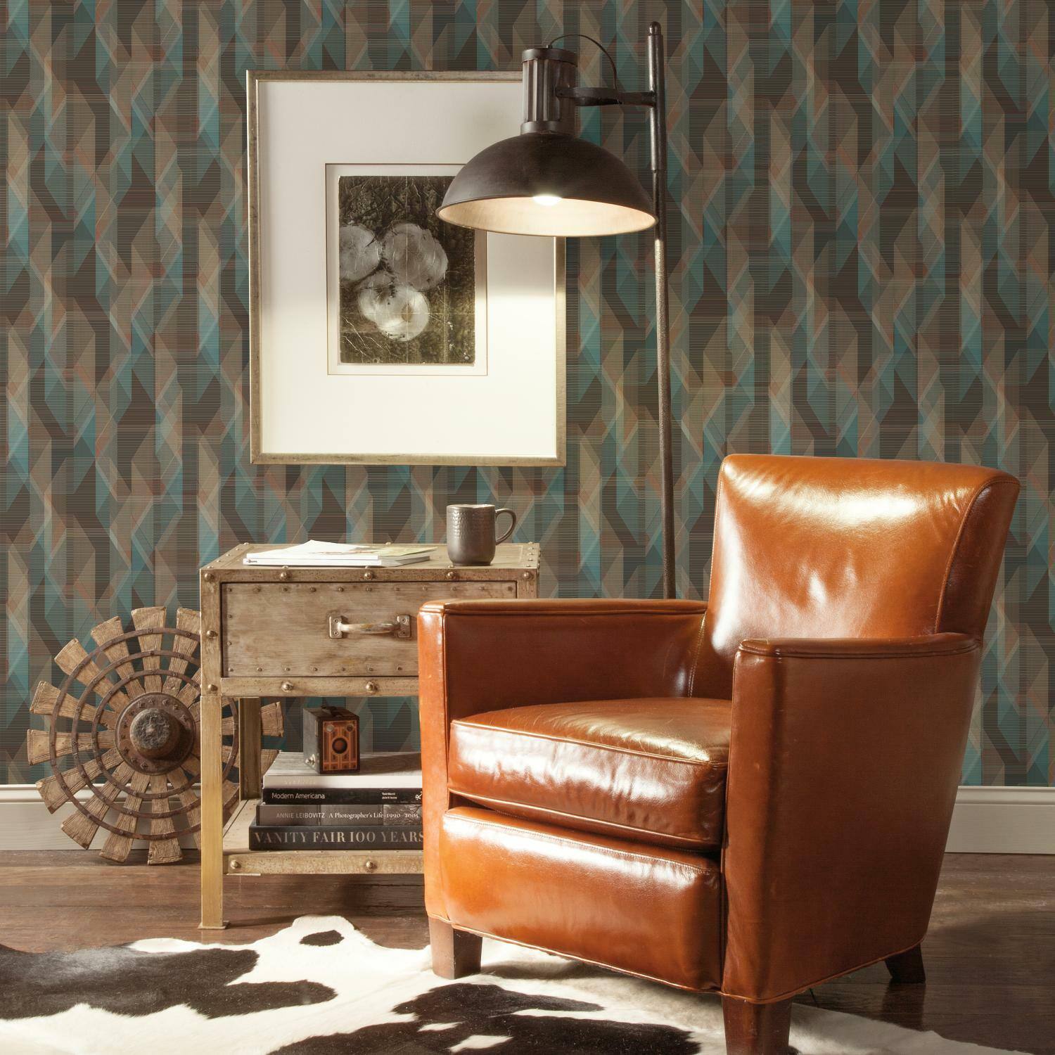 RoomMates Debonair Geometric Peel & Stick Wallpaper