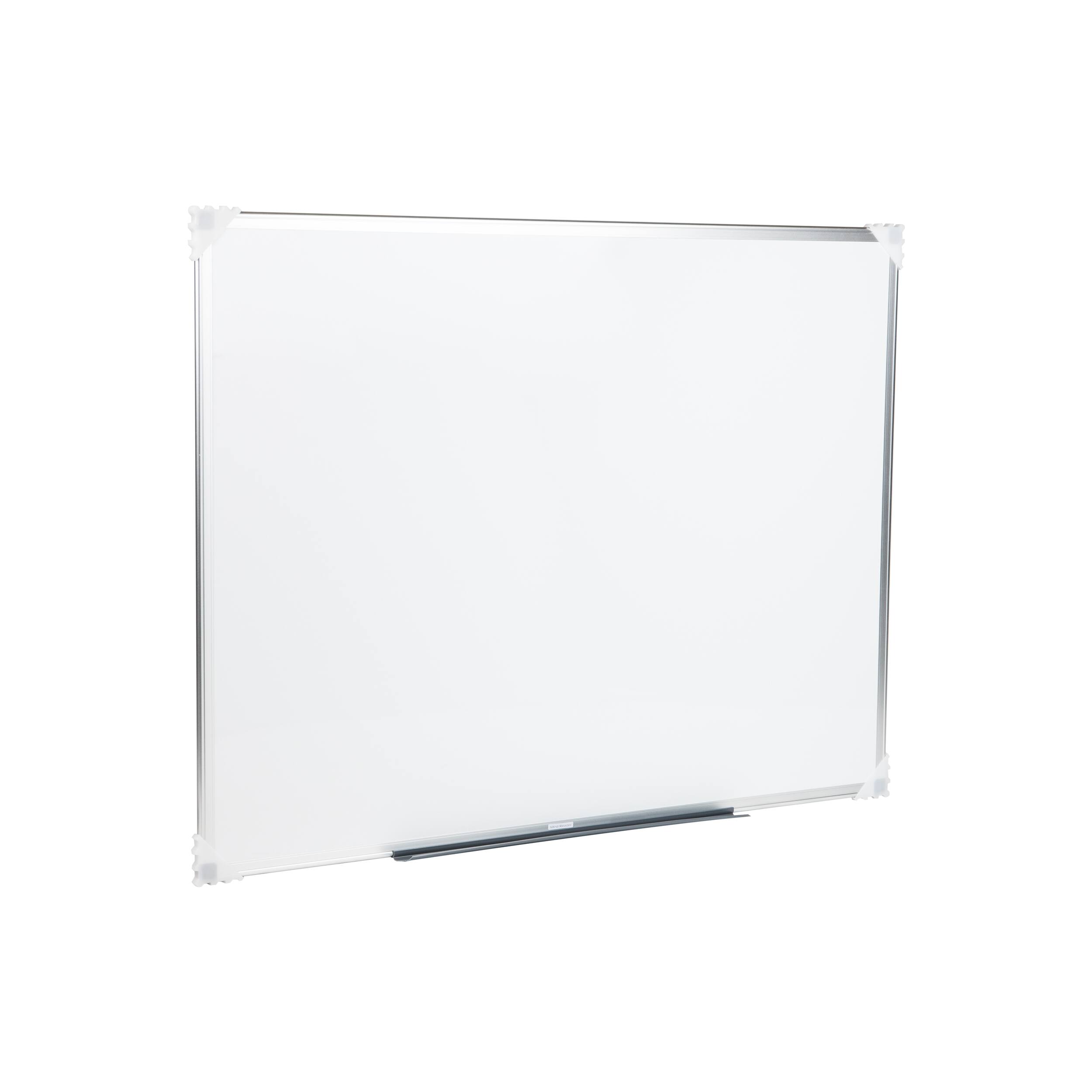 Mind Reader Dry Erase Magnetic White Board, Wall Mount, Eraser Marker Shelf, Planner, White